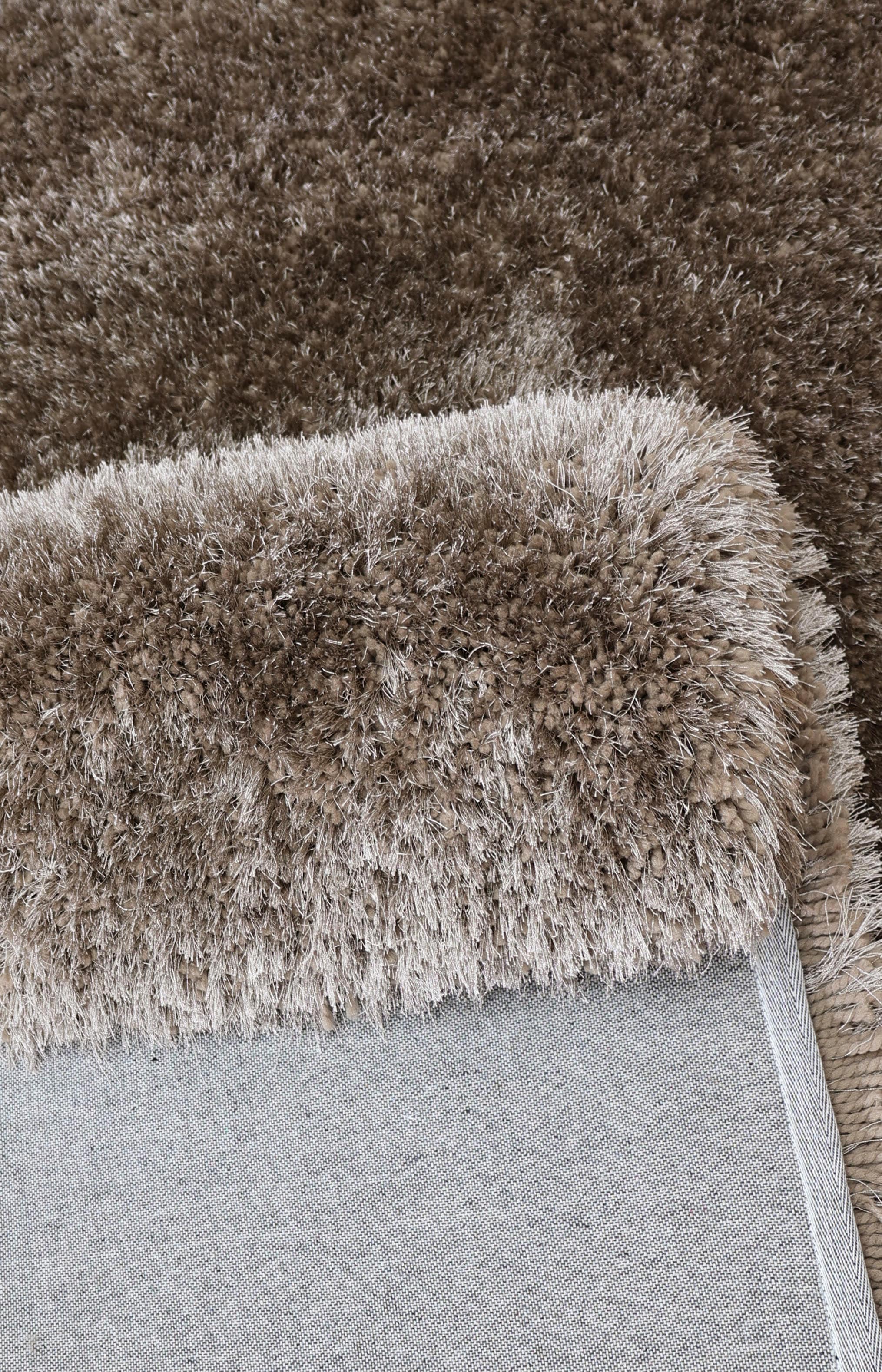 Guido Maria Kretschmer Home&Living Hochflor-Läufer »Micro exclusiv Teppich, sehr hoher Flor, weich durch Mikrofaser«, rechteckig, 78 mm Höhe, weich, Microfaser, unifarben, Schlafzimmer, Wohnzimmer, Esszimmer