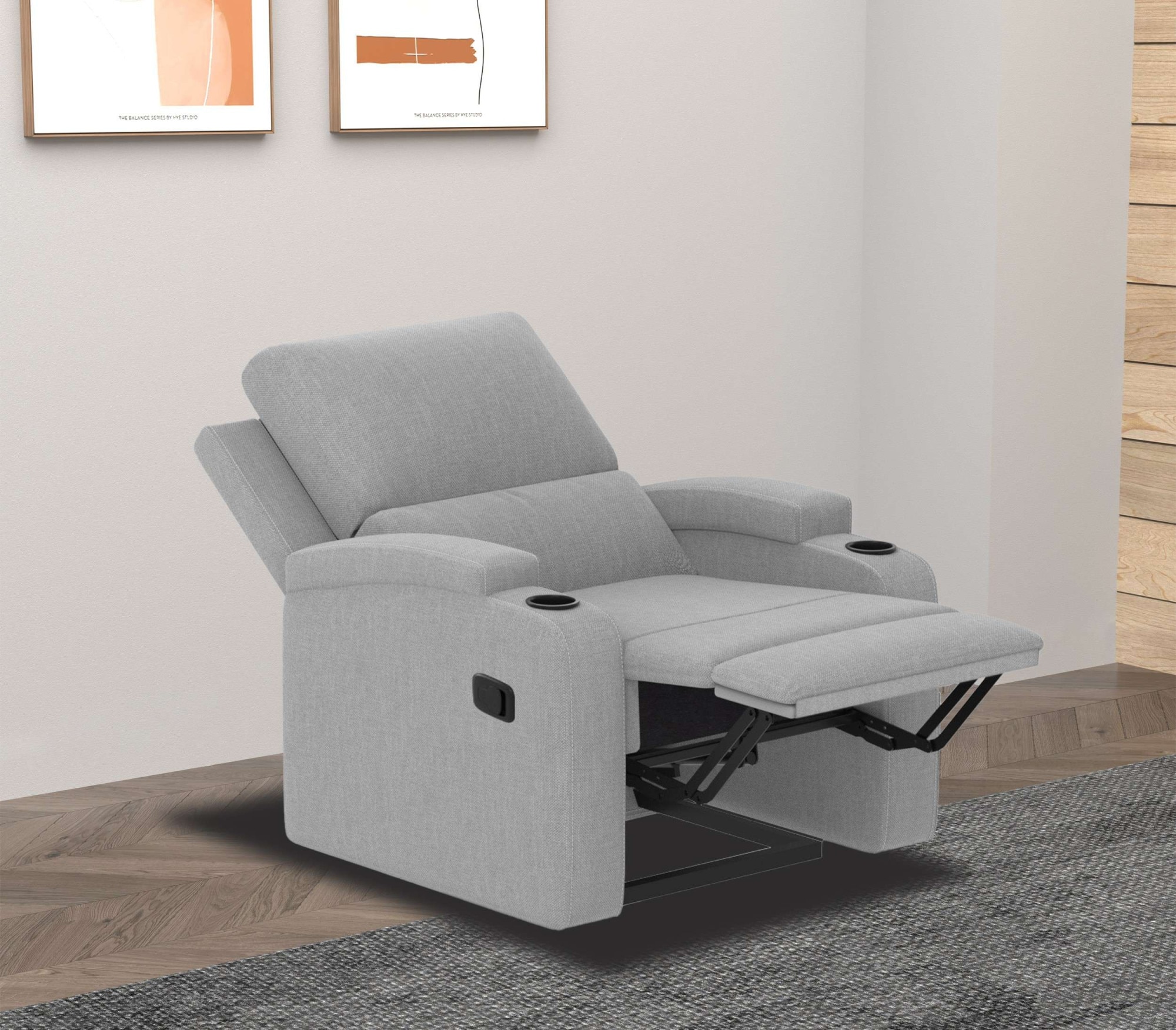 OTTO home Relaxsessel »NAPORI Struktur, Kinosessel, Multimedia-Sessel« TV-Sessel, Kinosessel mit Relaxfunktion und Getränkehalter