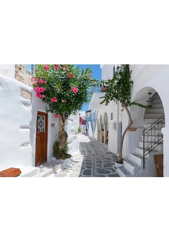 Papermoon Fototapete »Griechenland Häuser«, Vliestapete, hochwertiger Digitaldruck,... kaufen