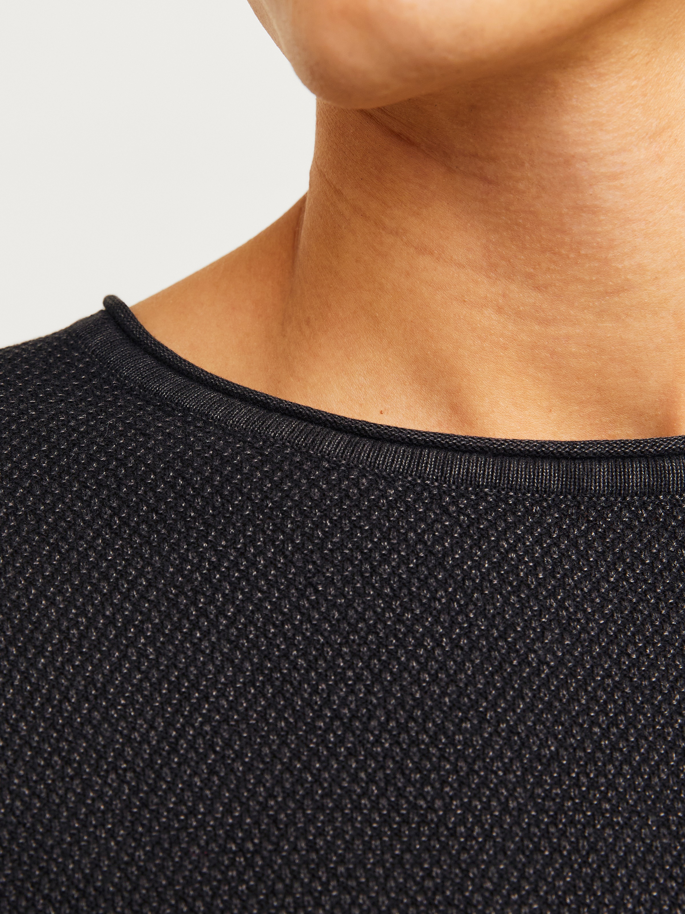 Jack & Jones Rundhalspullover »JJDEAN KNIT CREW NECK AW24«, in gewaschener Optik