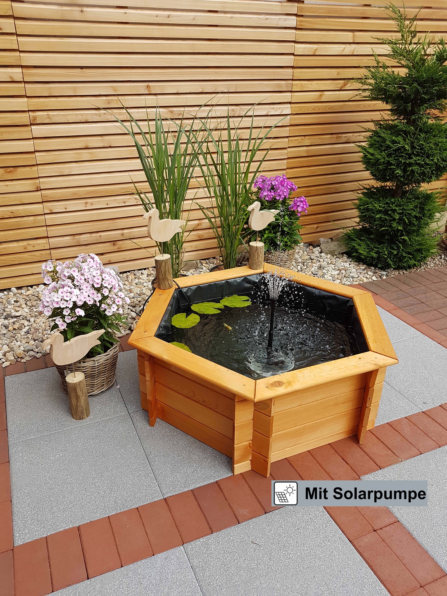 promadino Hochteich, (Set), inkl. Solarpumpe