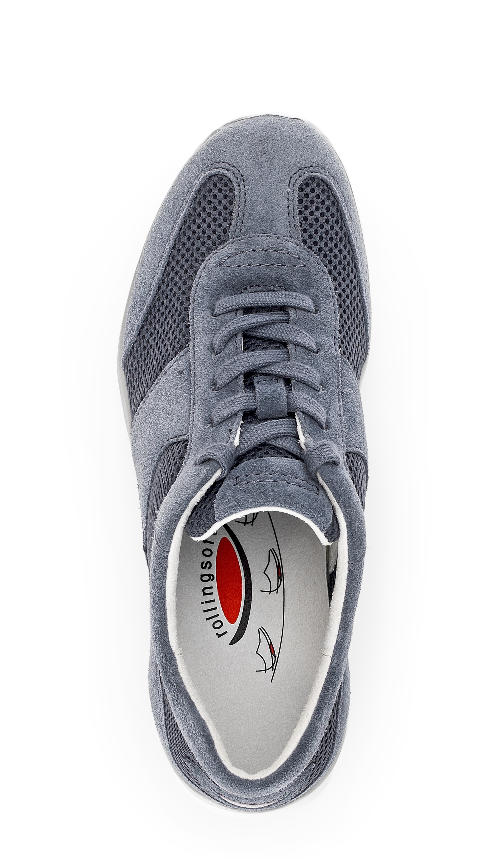 rollingsoft Keilsneaker  , Freizeitschuh, Halbschuh, Schnürschuh mit Logoschriftzug