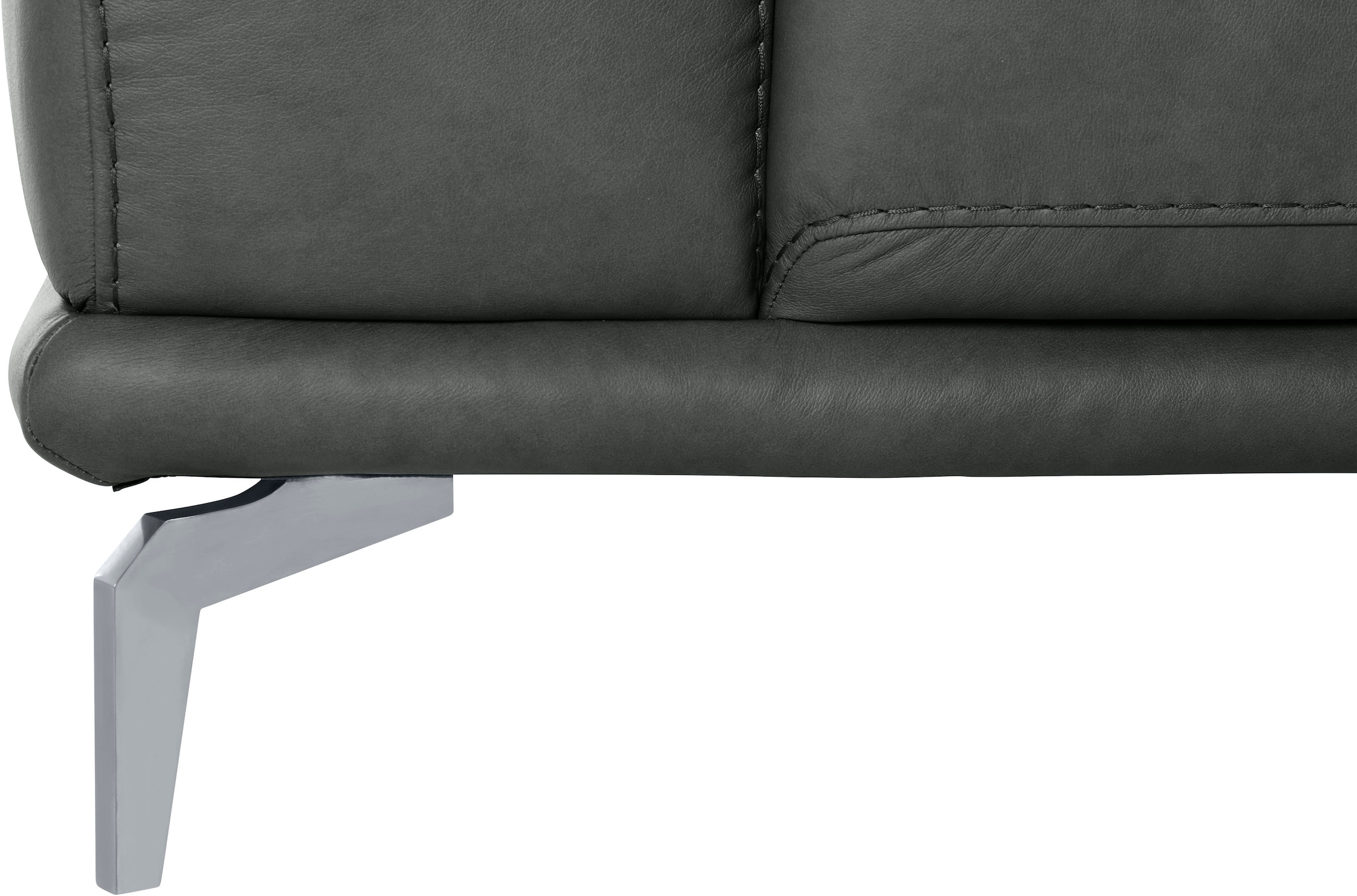 W.SCHILLIG 2-Sitzer »montanaa«, mit Metallfüßen in Silber matt, Breite 192 cm