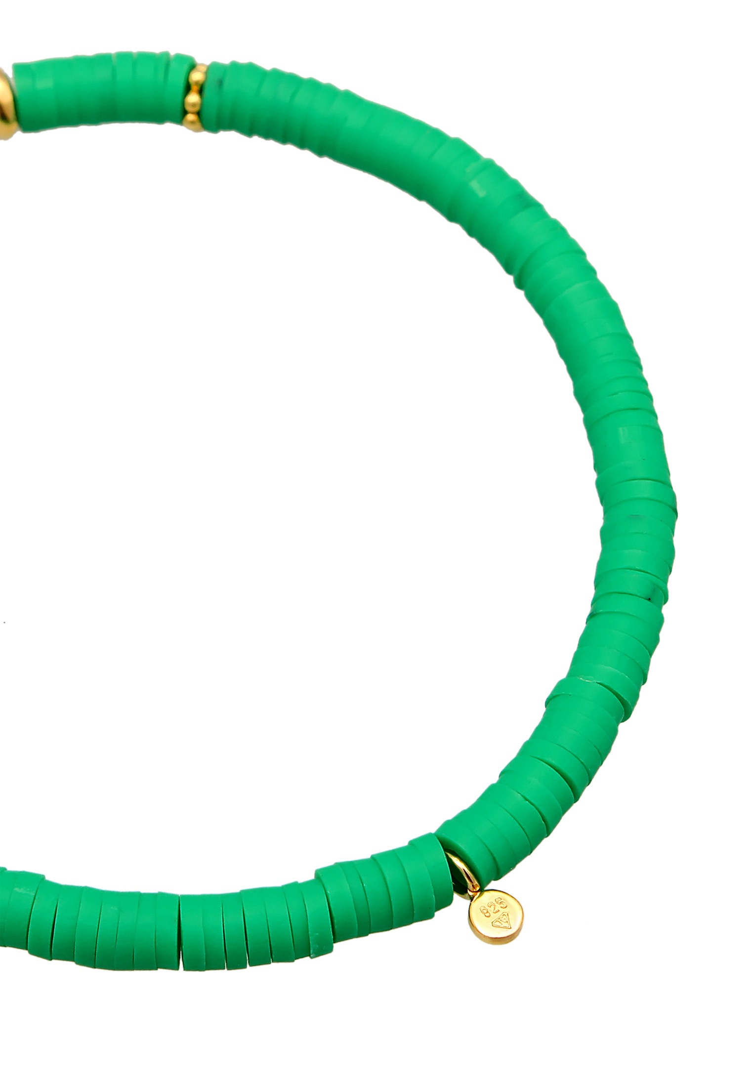 Elli Armkette »Armband Heishi Perlen Beads 925 Silber«