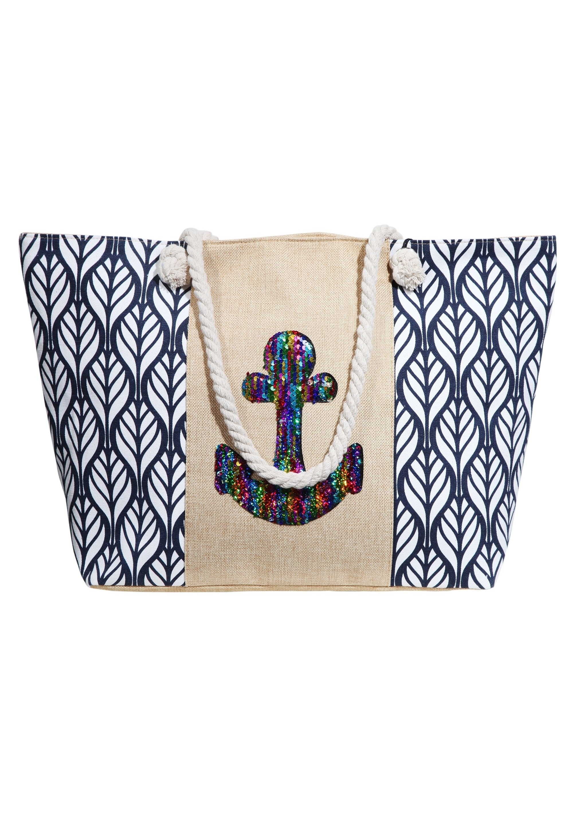 Cham Cham Strandtasche »Damen Handtasche aus Textil, Maße: 58x36x15cm«