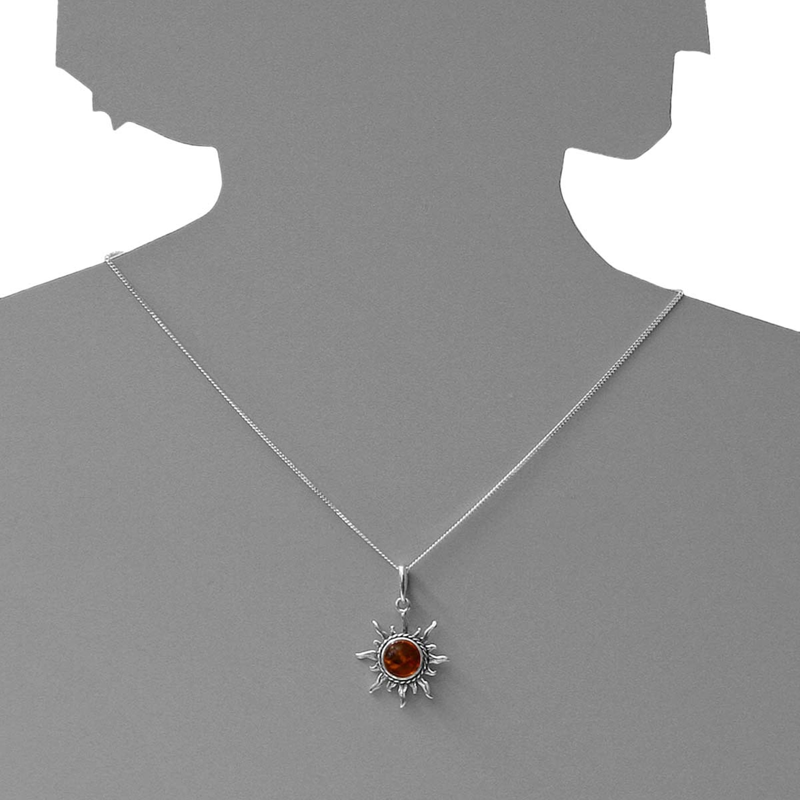OSTSEE-SCHMUCK Kettenanhänger »Ostsee-Schmuck Anhänger Sonne 26 mm Anhänger Sonne 26 mm« 1 Stk. tlg.