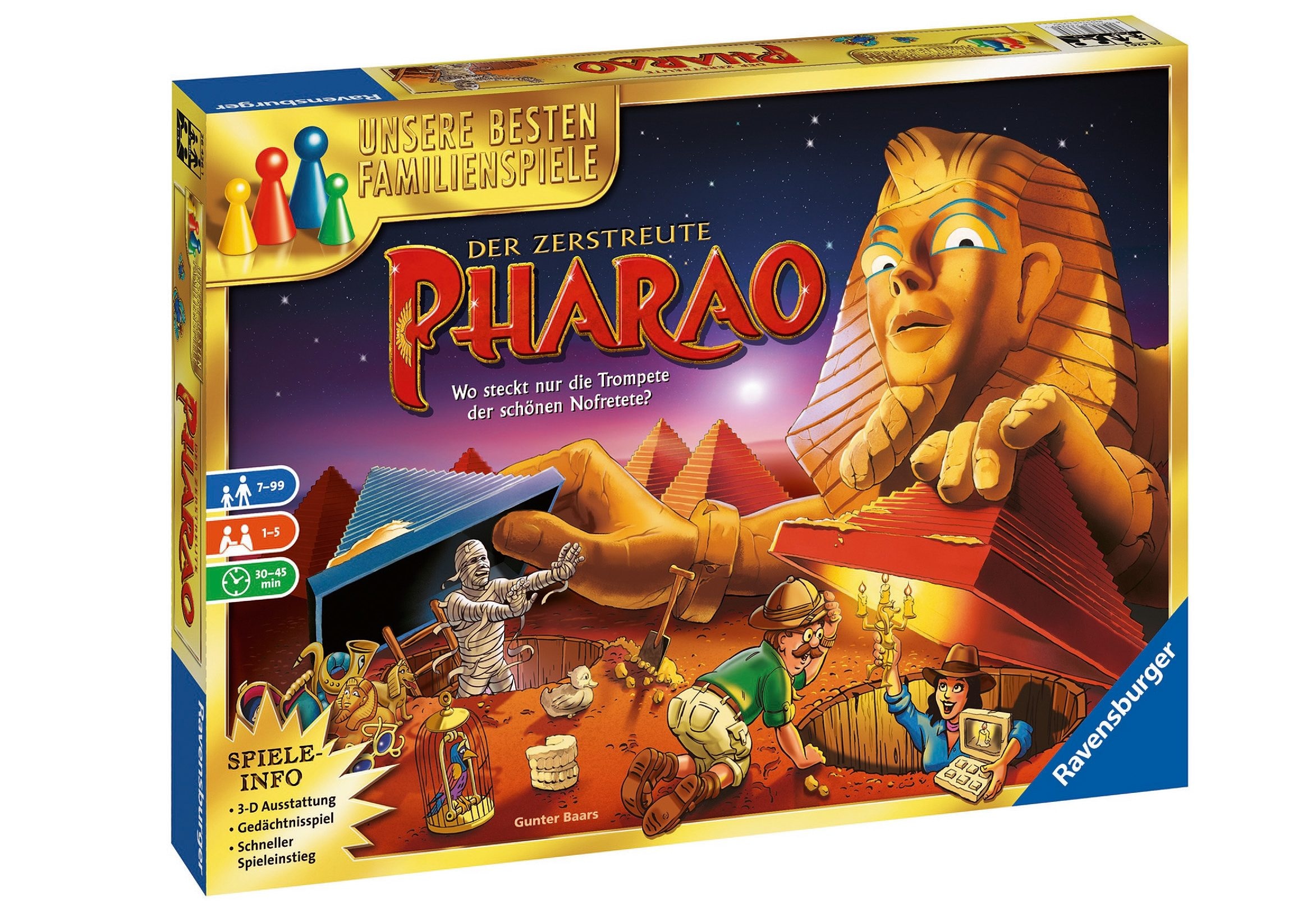 Ravensburger Spiel »Der zerstreute Pharao«, Made in Europe