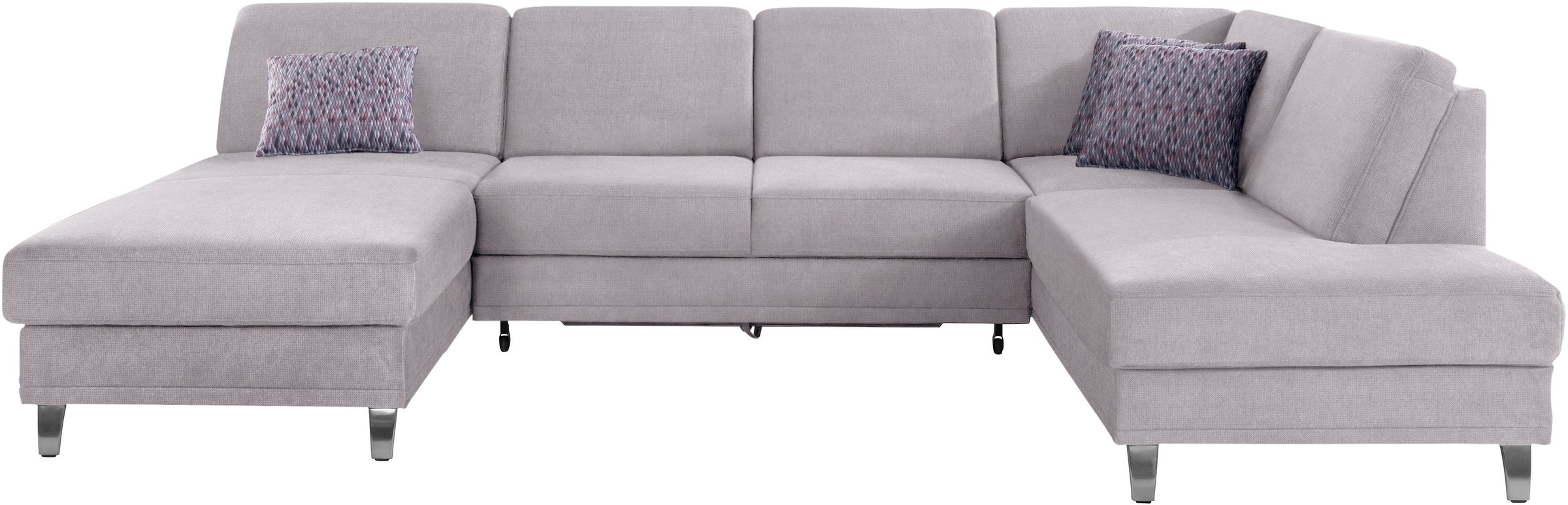 sit&more Wohnlandschaft »Clio U-Form«, wahlweise mit Bettfunktion und Bettkasten, inklusive Federkern