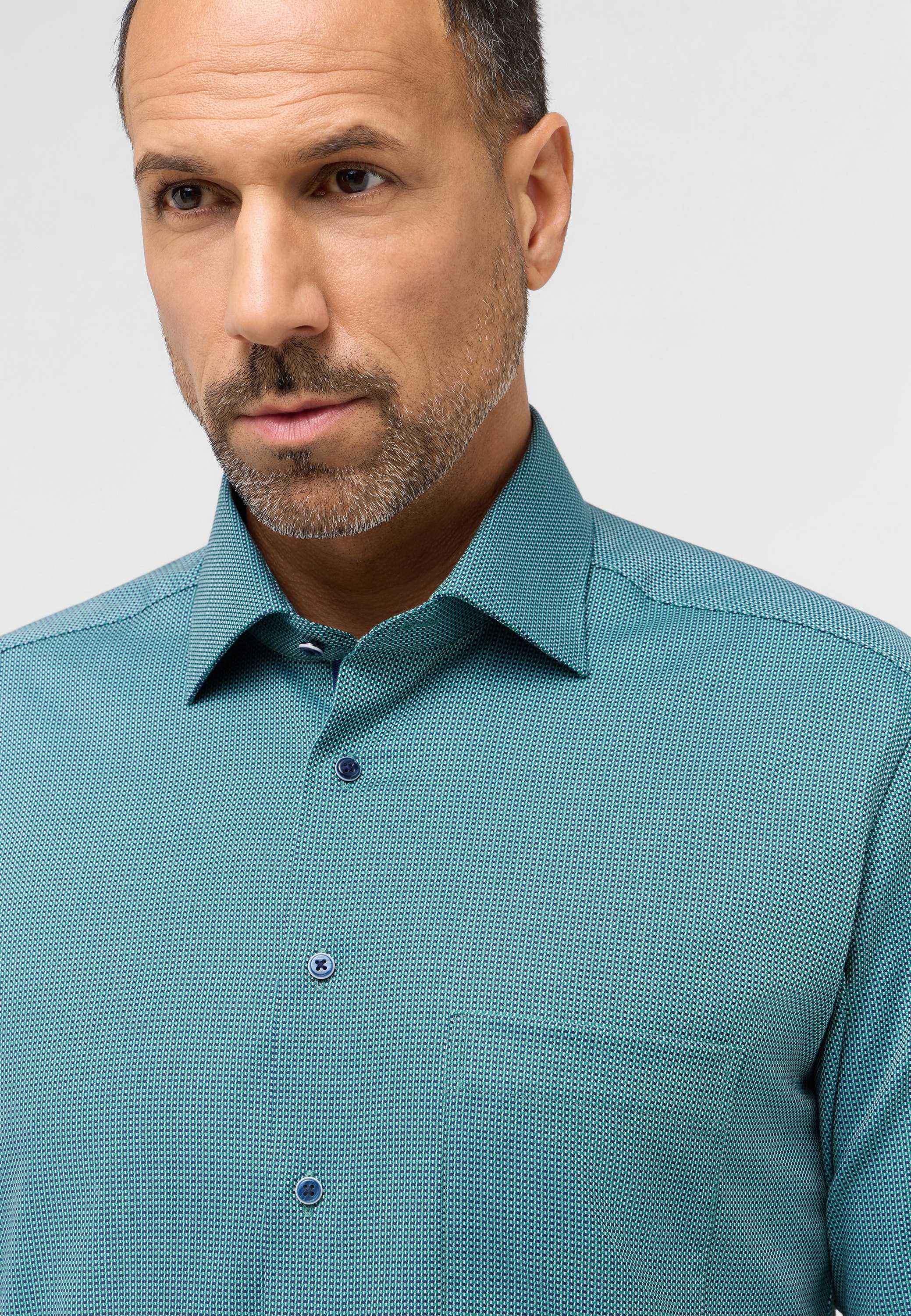 Eterna Langarmhemd »MODERN FIT«, NON IRON (bügelfrei)