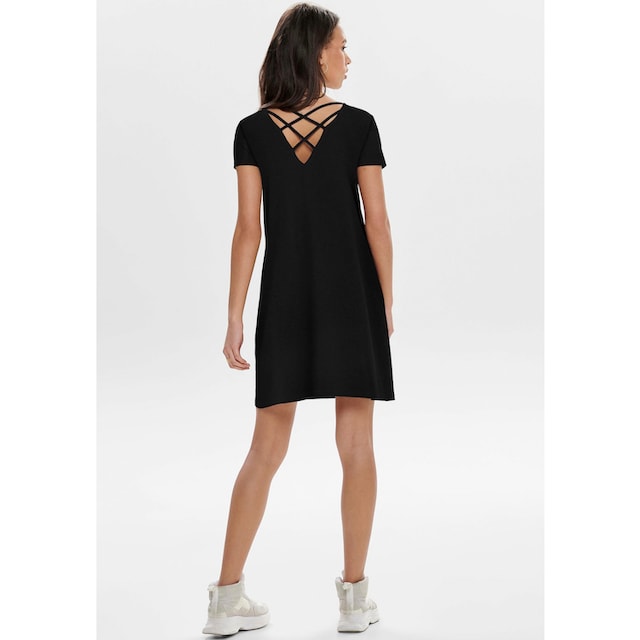 ONLY Minikleid »ONLBERA BACK LACE UP S/S DRESS JRS NOOS« bei ♕