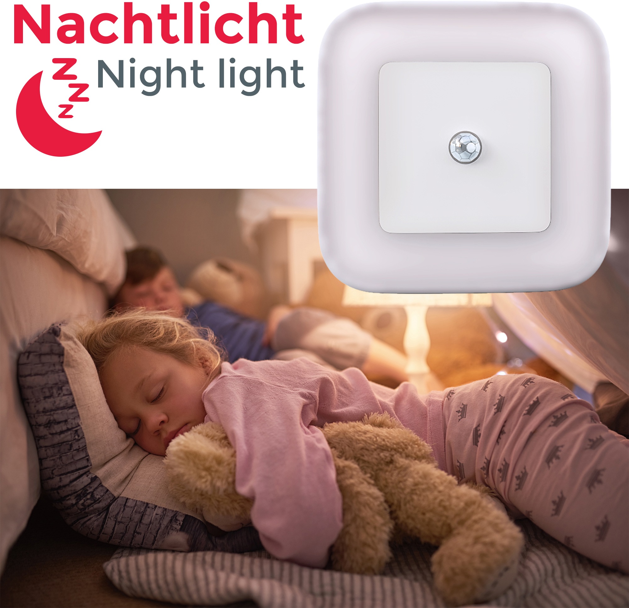 B.K.Licht LED Nachtlicht »Start«, Garantie SET Nachtleuchte, kaufen Bewegungsmelder, XXL | Dämmerungssensor, Jahren 3 mit 2er online Flurlicht