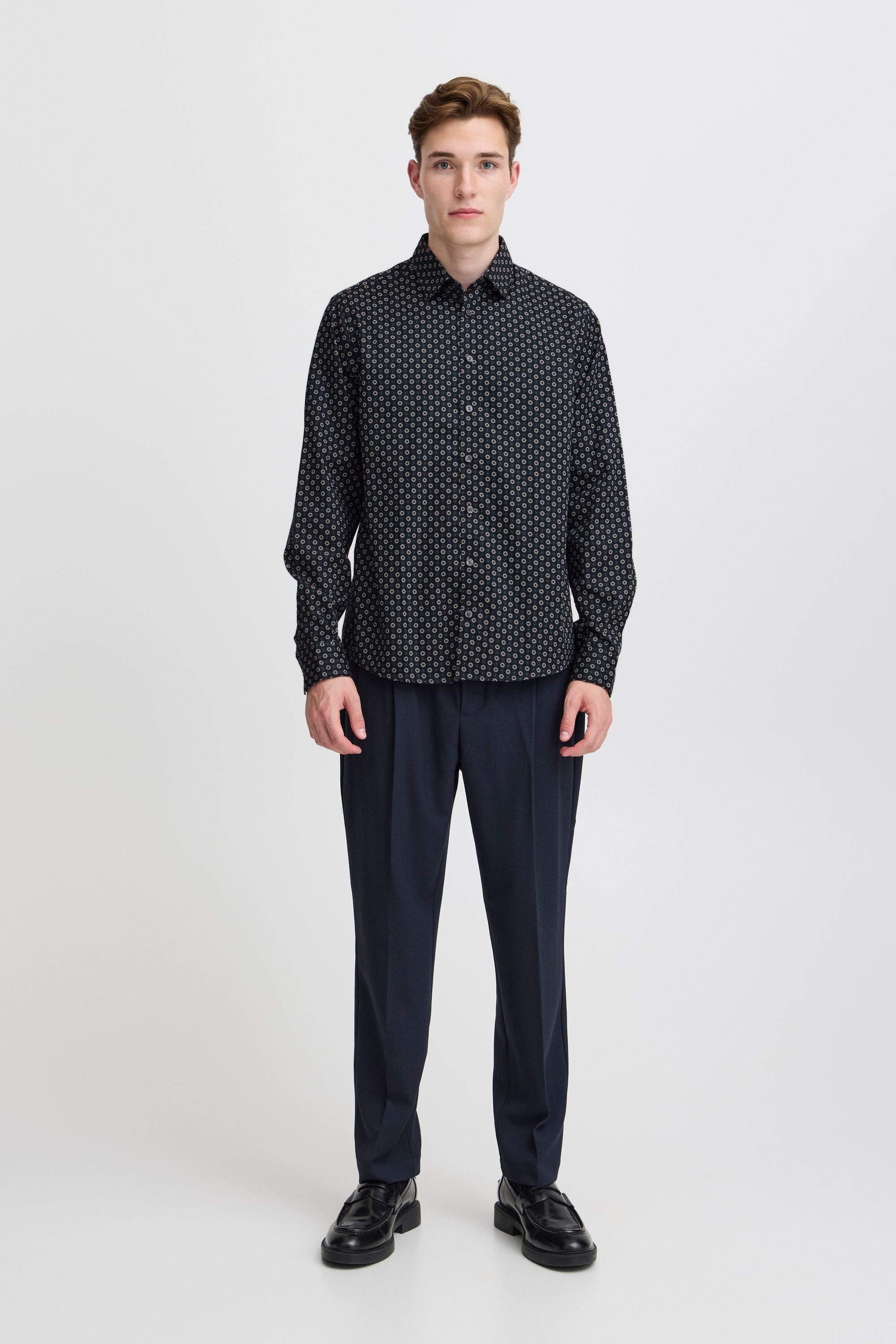 Casual Friday Businesshemd »Businesshemd CFANTON LS floral AOP shirt«