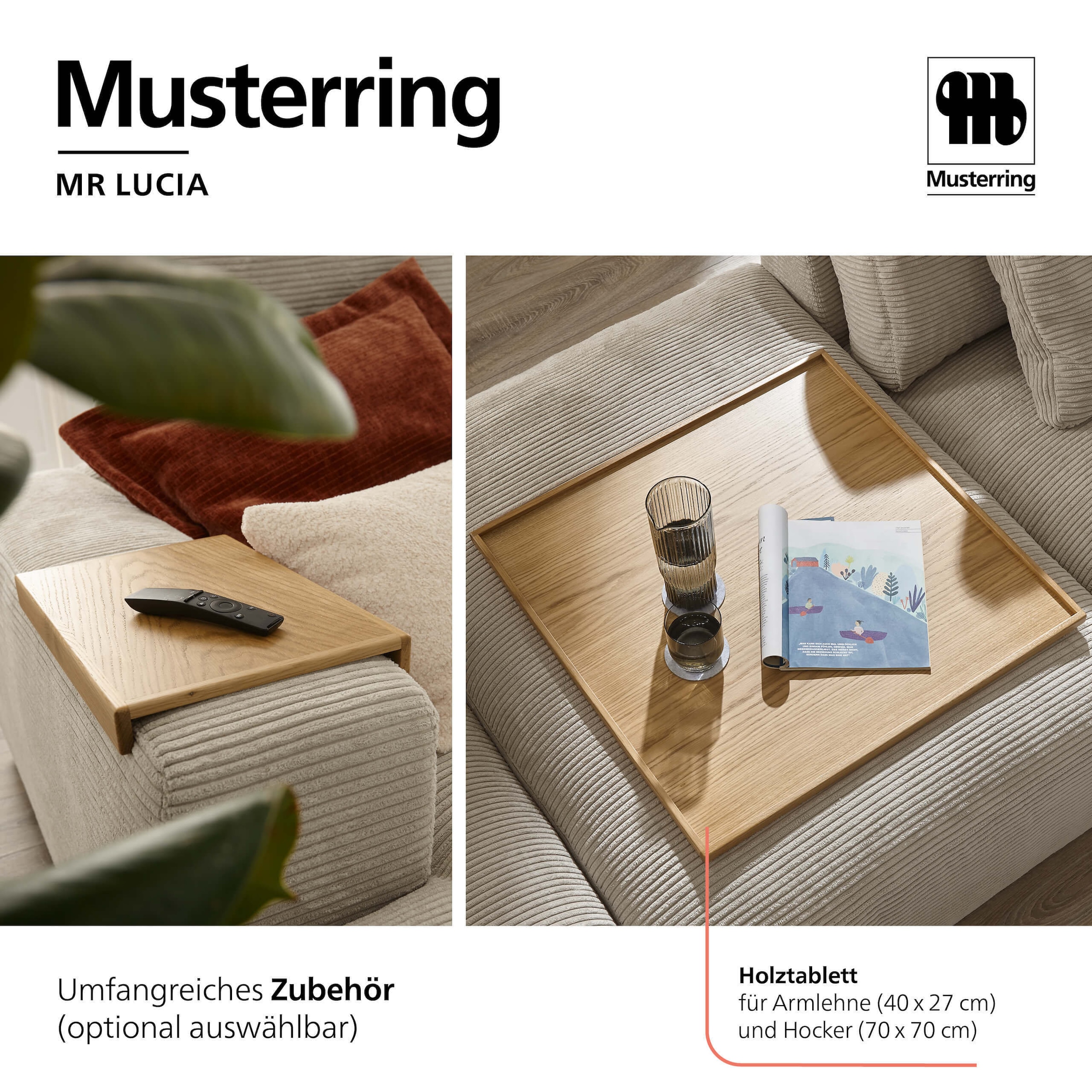 Musterring Wohnlandschaft »MR LUCIA, das ultimative Raumwunder von Musterring« Gigantische Fläche, erstklassige Kammerkissen & Luxus-Komfort
