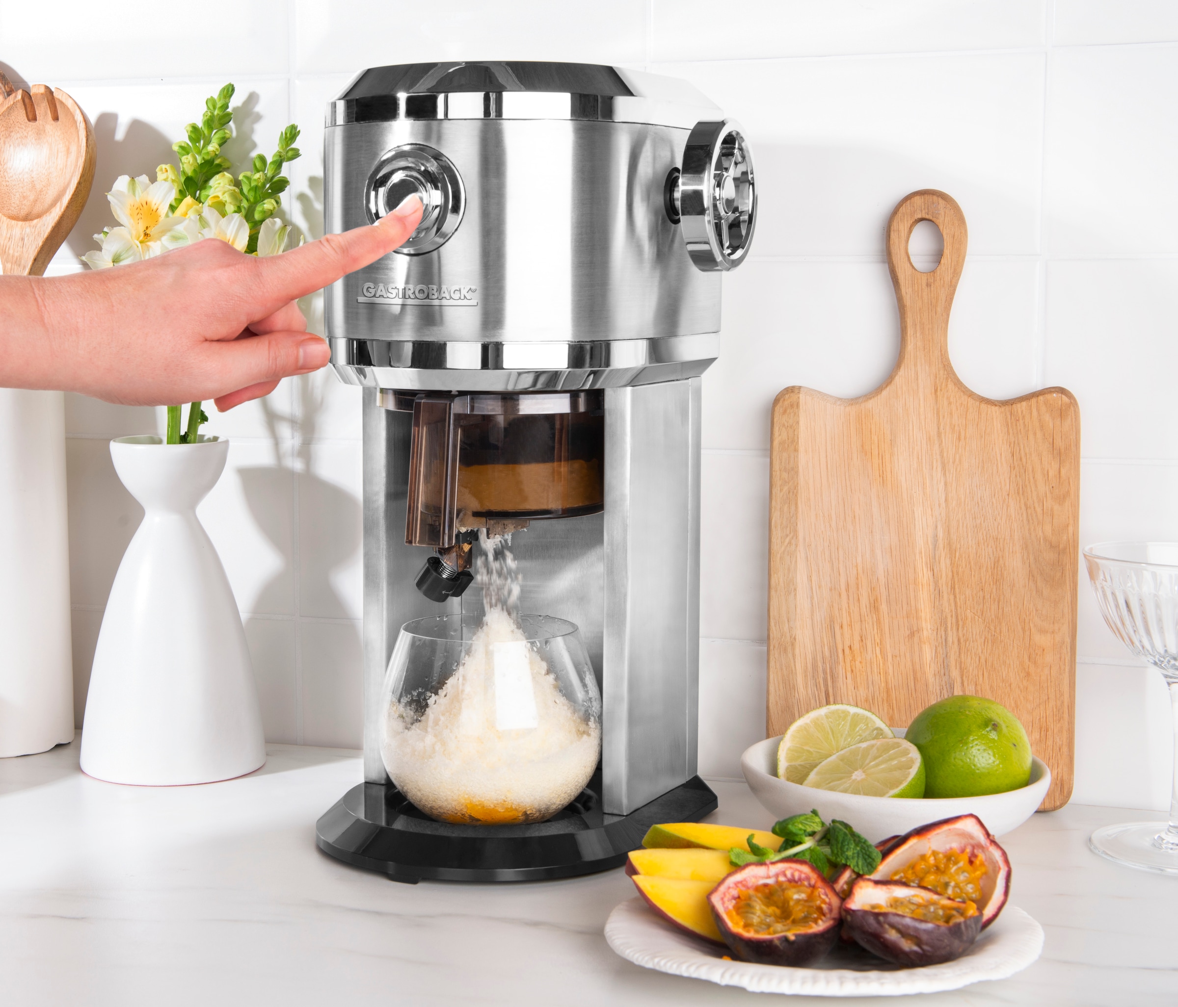 Gastroback Eismaschine »42905, Design Ice Shaver Slushy & Ice Cream« 35 W