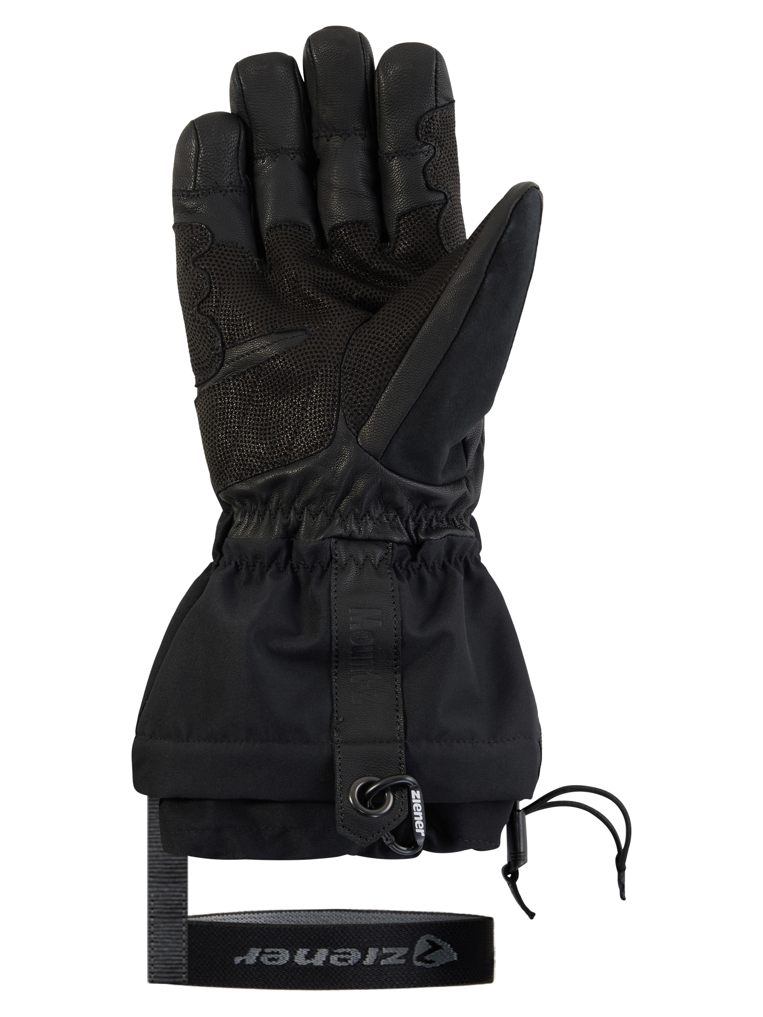 Ziener Skihandschuhe »CEVEDALE-Z AQUASHIELD® PrimaLoft®« wasserdicht, winddicht, warm, taktile Lederinnenhand, lange Stulpe