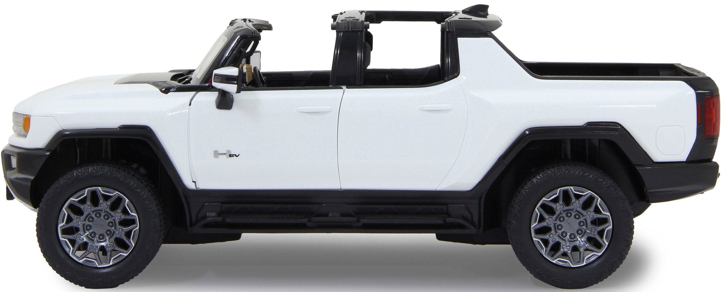 Jamara RC-Auto »Deluxe Cars, Hummer EV 1:16, weiß - 2,4 GHz«, mit LED-Lichtern