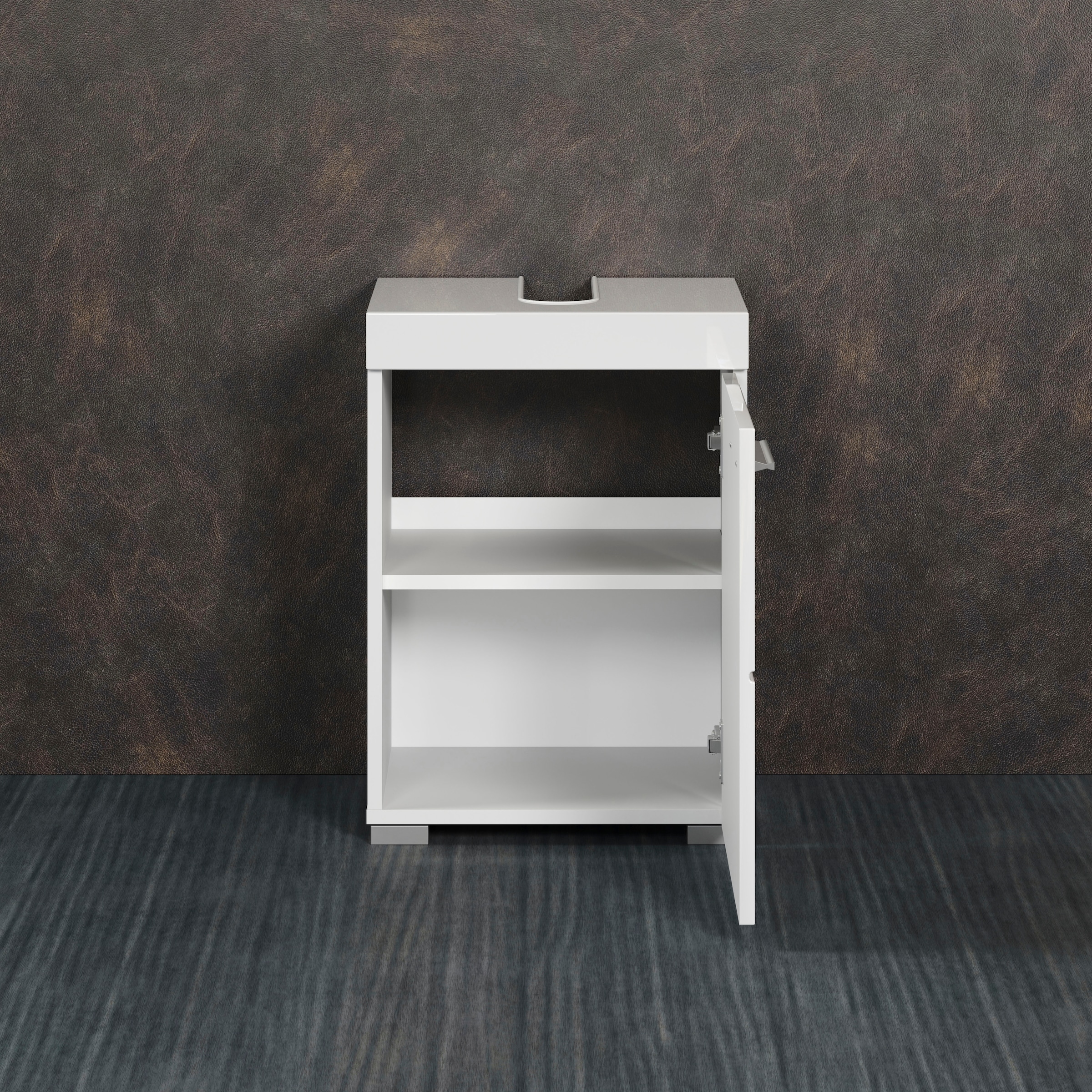 welltime Waschbeckenunterschrank »Avena« 1 Stk. tlg. Unterschrank mit Tür & Einlegeboden – (B/T/H) 40/34/56 cm