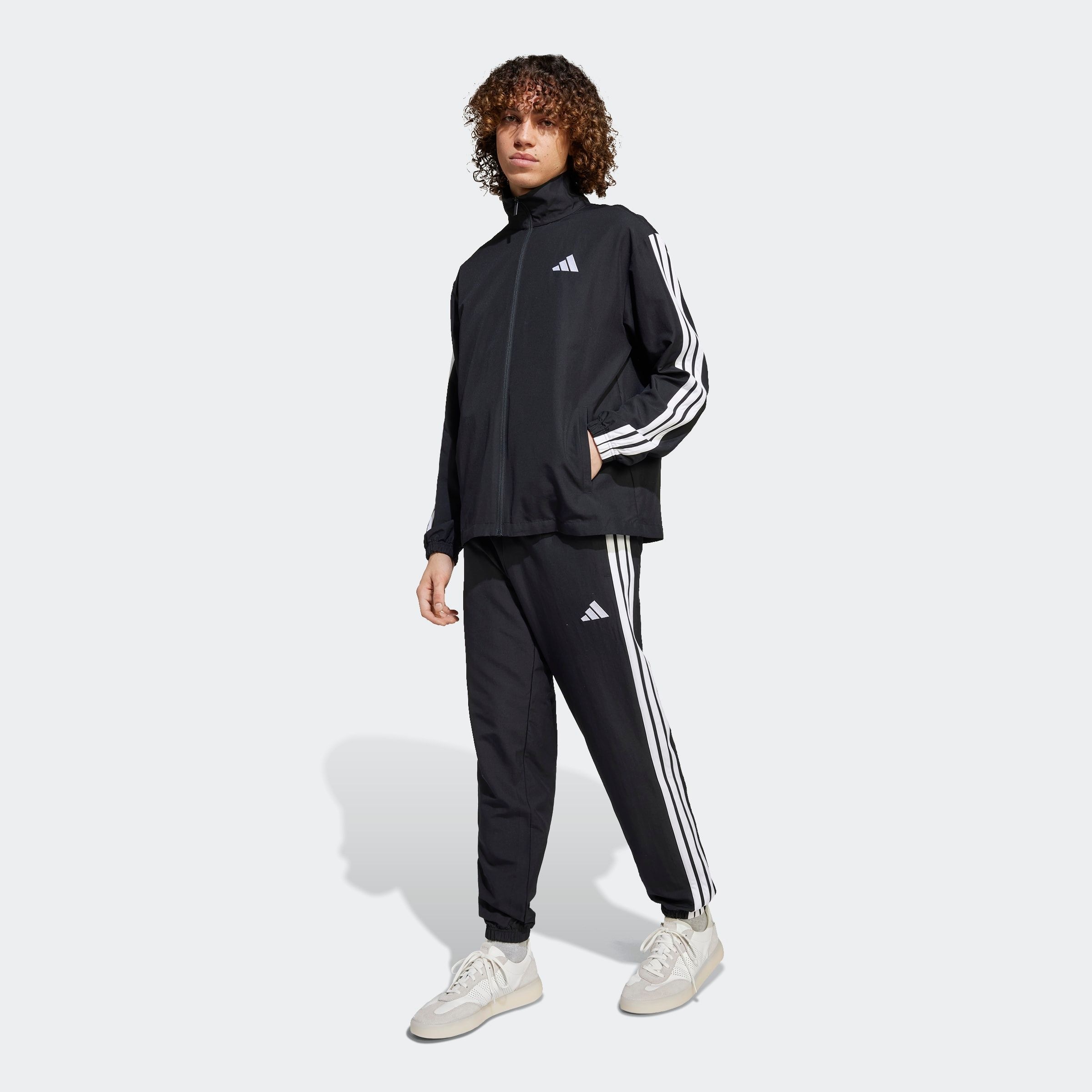 adidas Sportswear Trainingsanzug »M 3S WV TT TS«, (2 tlg.), drei Streifen Woven Tracksuit