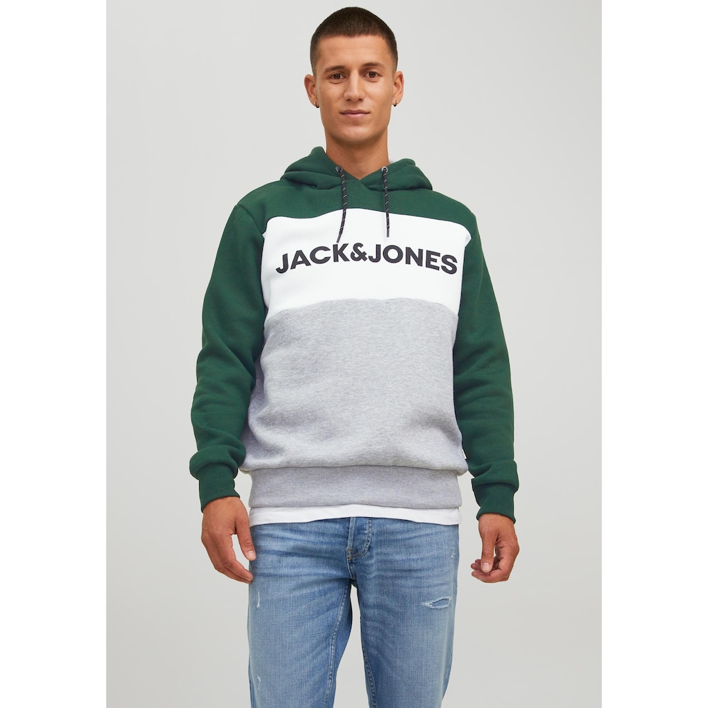 Jack & Jones Kapuzensweatshirt »LOGO BLOCKIN SWEAT HOOD«