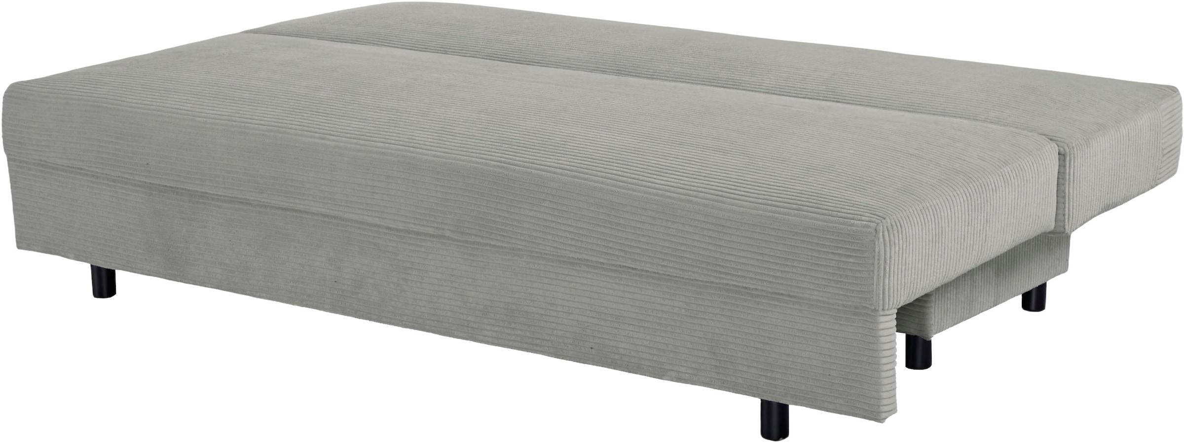 OTTO home Schlafsofa »ONNIKO Cord, Breite: 192 cm, Liegefläche 121x192 cm, softer Cord-Bezug« mit Bettfunktion & Bettkasten