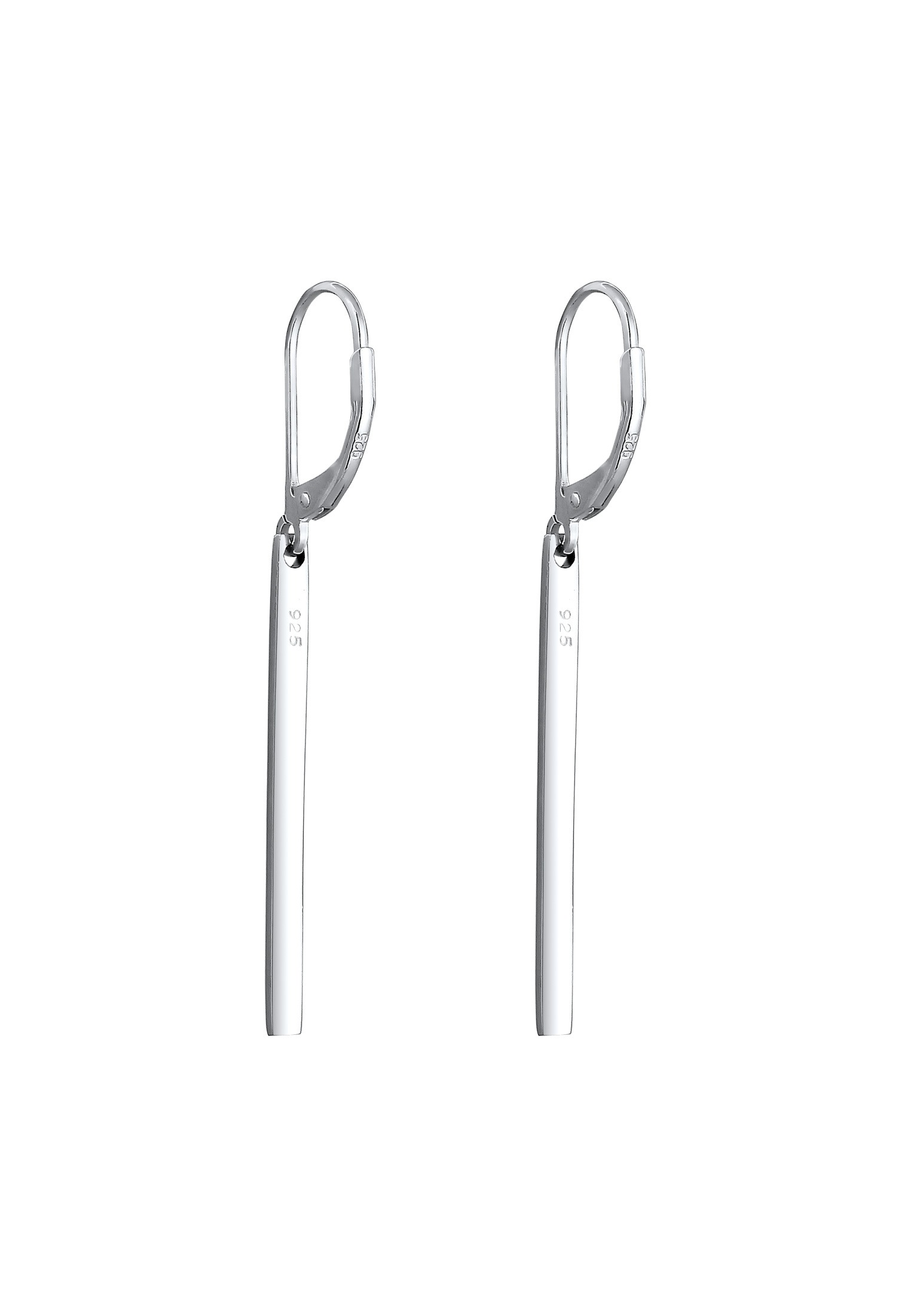 Elli Paar Ohrhänger »Ohrringe Basic Hänger Geo Stab Look 925 Silber«