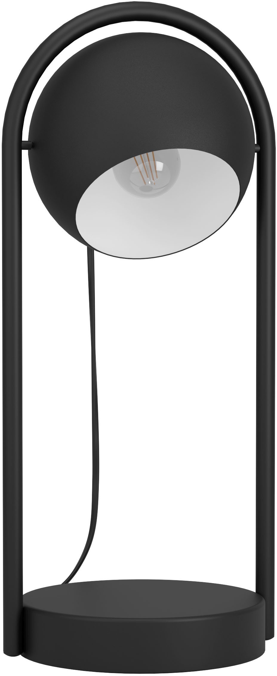 EGLO Tischleuchte schwarz - online 3 und aus - in Stahl Garantie weiß | E14 kaufen Tischleuchte mit Jahren exkl. 40W »MURNIA«, XXL