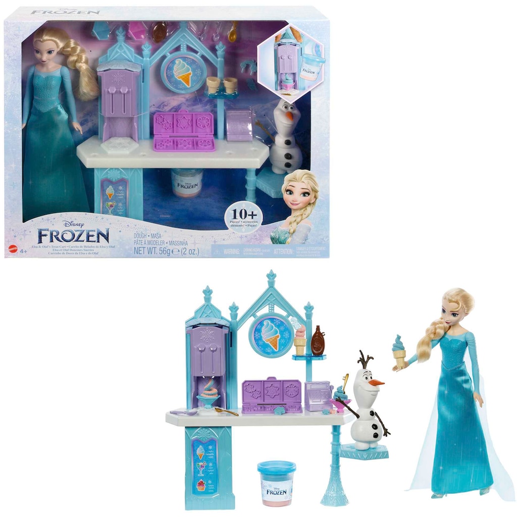 Mattel® Anziehpuppe »Disney Die Eiskönigin, Elsas und Olafs Eiscreme-Stand«