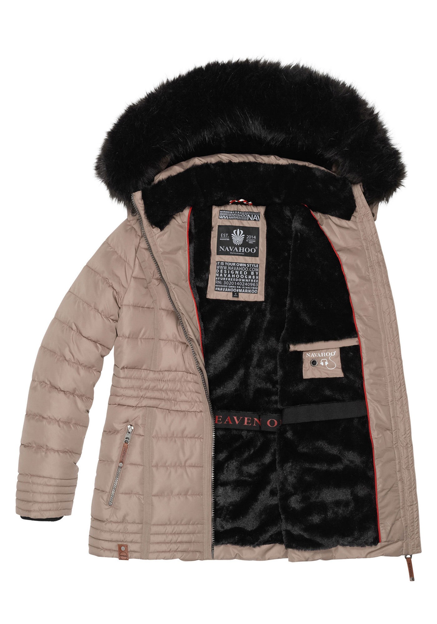 Navahoo Winterjacke »Navahoo Umay Princess Damen Winter Steppjacke B900«