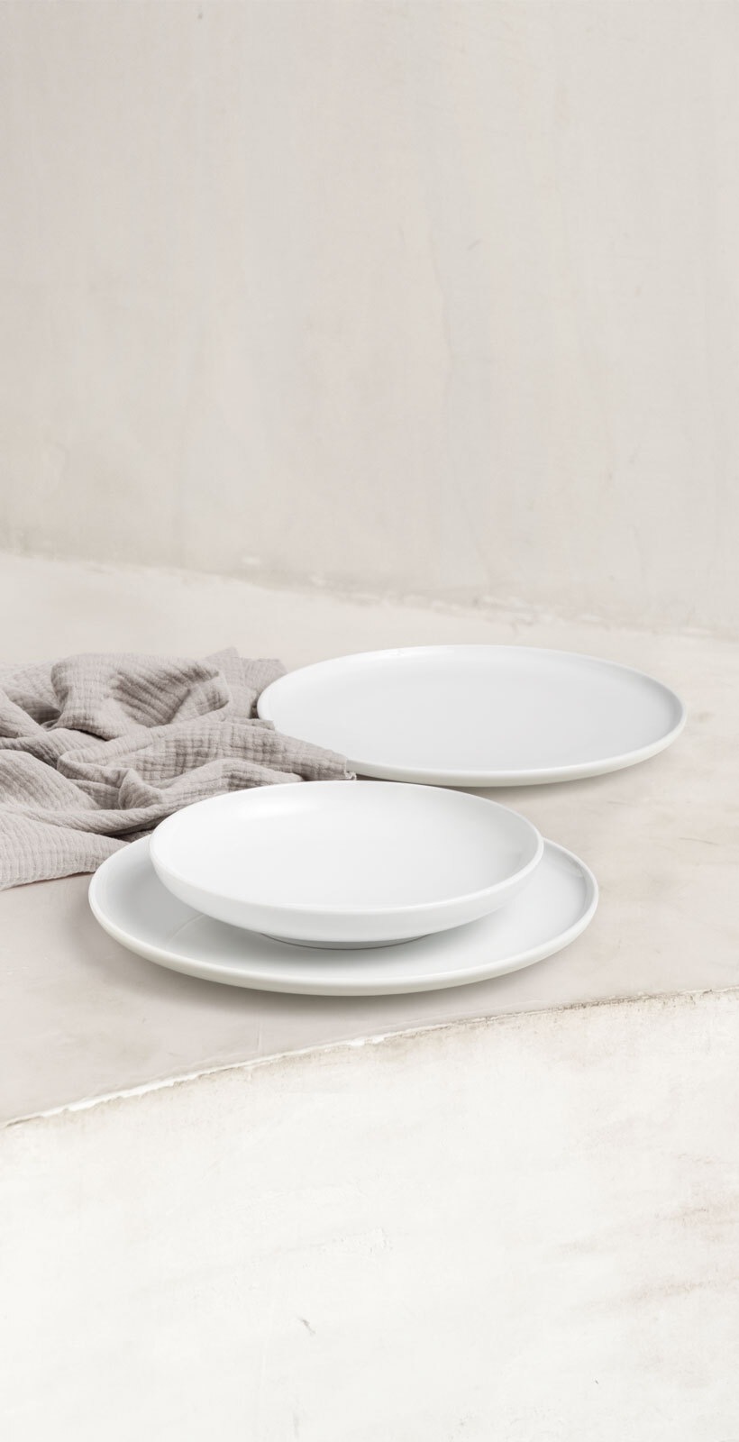 Seltmann Weiden Frühstücksteller »Frühstücksteller Sento Home ø 21,4 cm 6er Set weiß«