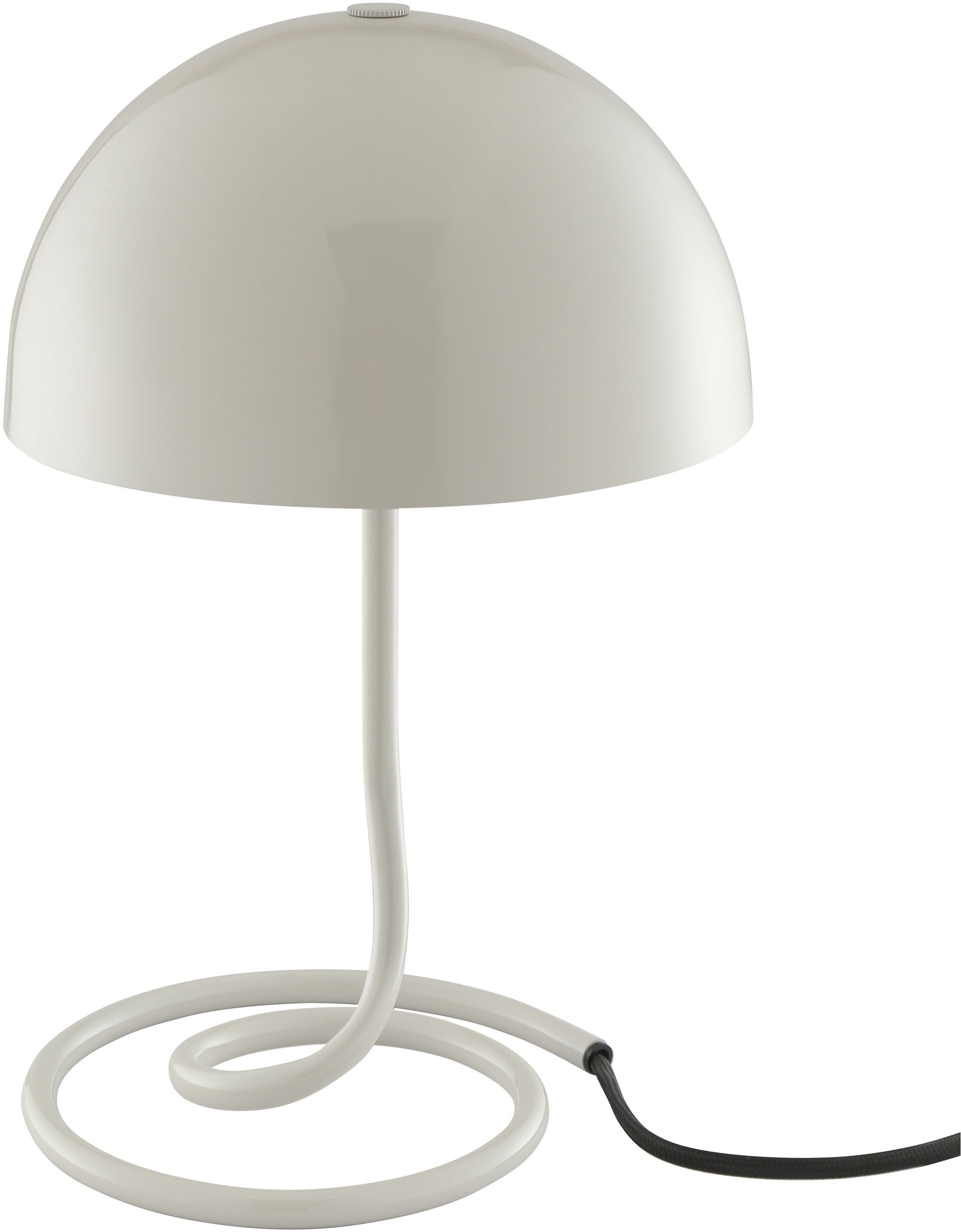 OTTO home Tischleuchte »Charlett«, Leuchtmittel G9 | ohne Leuchtmittel, Ø 20 cm, Höhe 31 cm, Metall, mit Spiralfuß