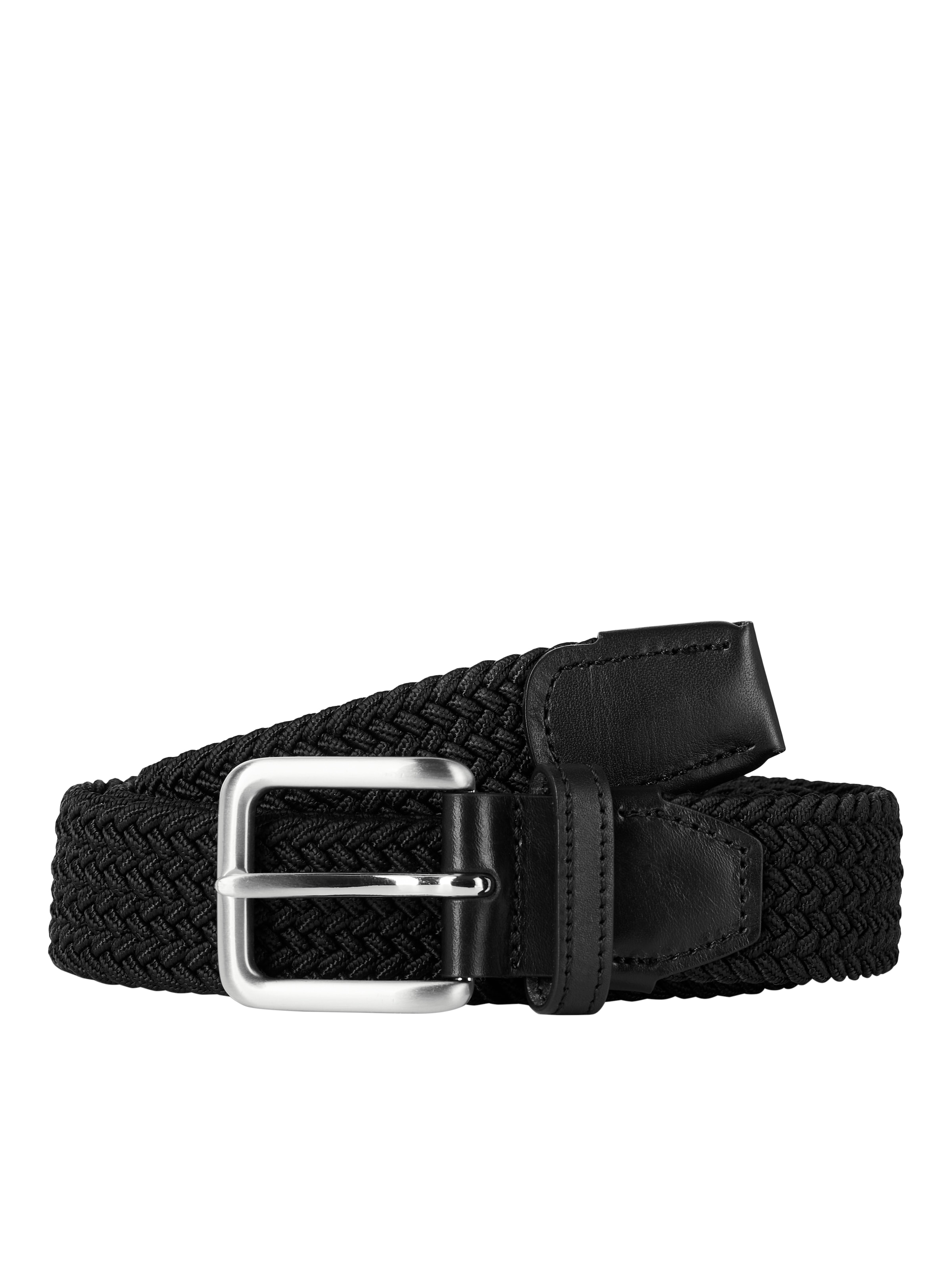 Jack & Jones Stretchgürtel »JACSPRING WOVEN BELT NOOS« mit silberfarbener Schließe