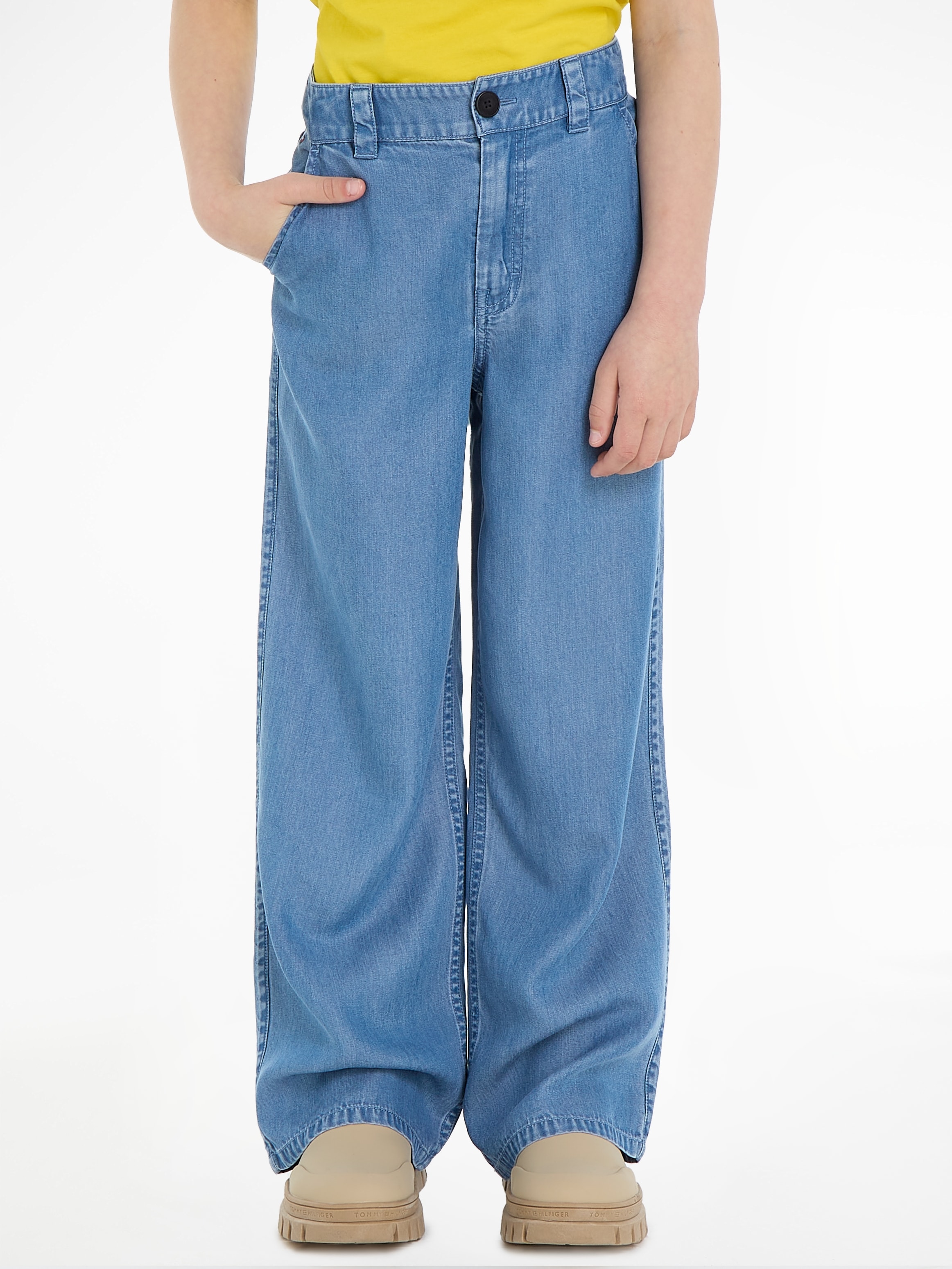 Webhose »MABEL CHINO TENCEL PANT«, im Denim-Look