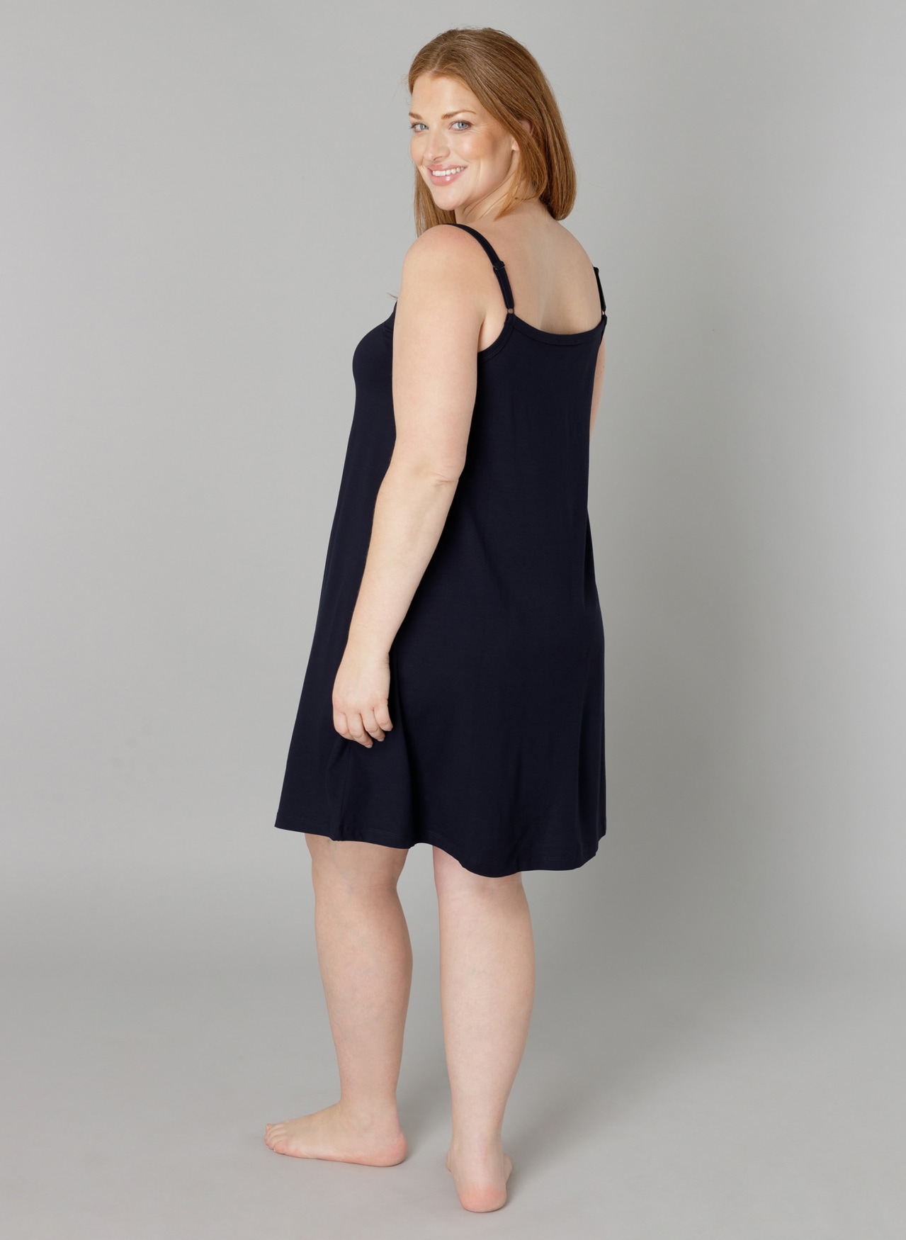 Base Level Curvy Trägerkleid »Alissa«, Verstellbare Träger