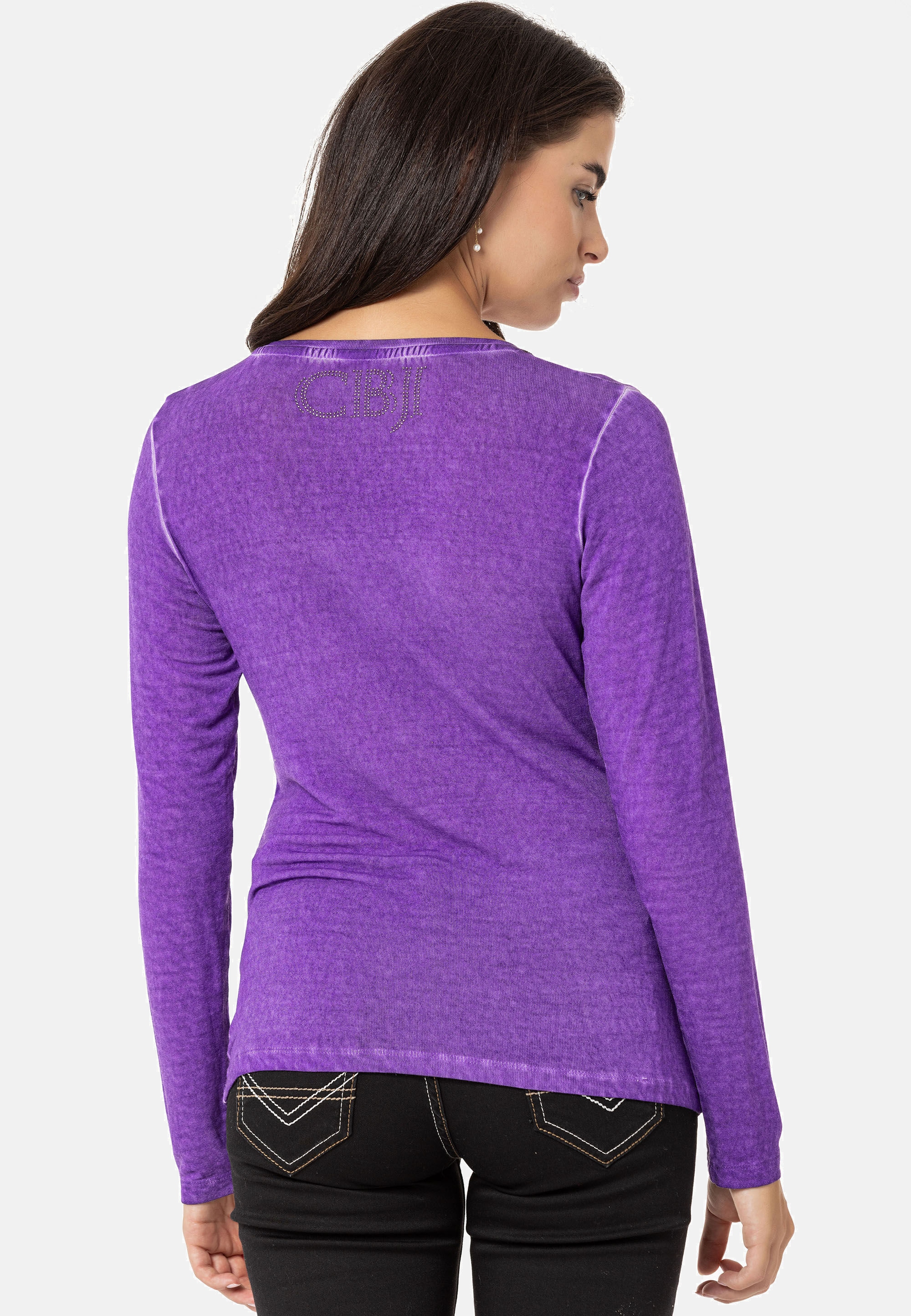 Cipo & Baxx Sweatshirt »Cipo & Baxx Sweatshirt WL355«, mit Rundhalsausschnitt
