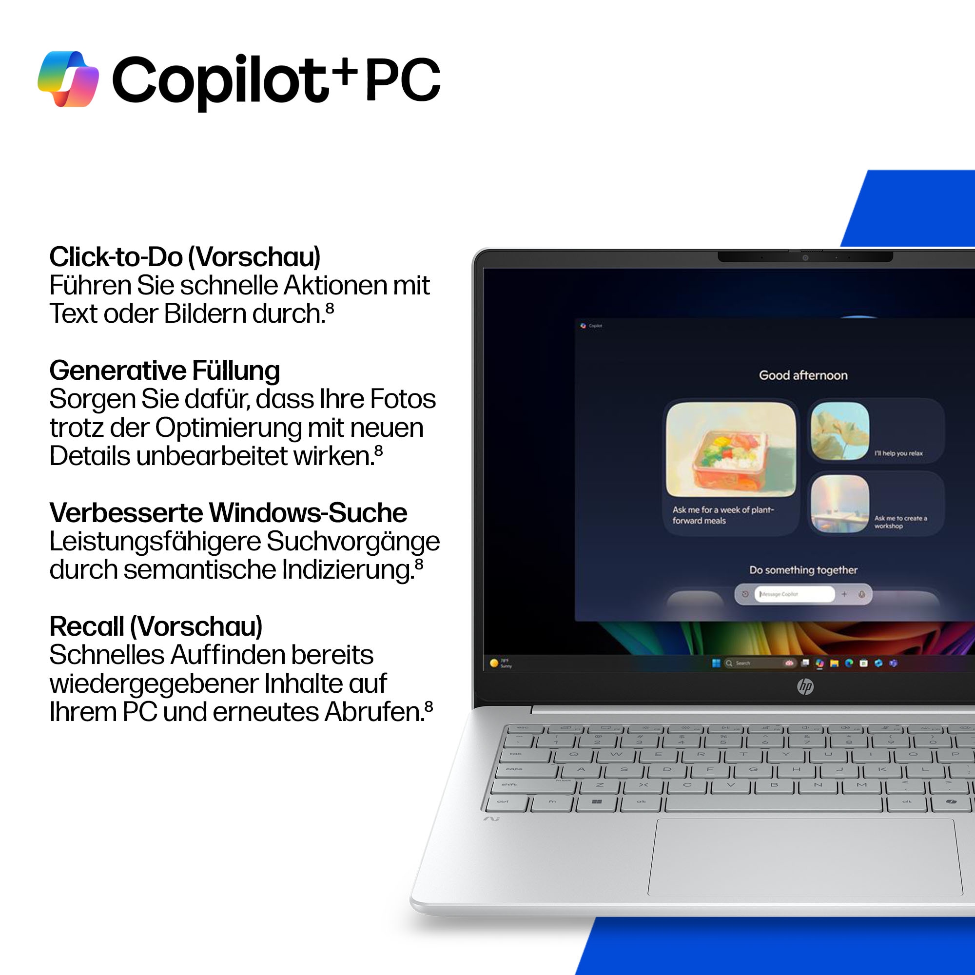 HP Notebook »OmniBook 3 14-hz0351ngx« 35,6 cm / 14 ″ Snapdragon X Adreno 512 GB SSD