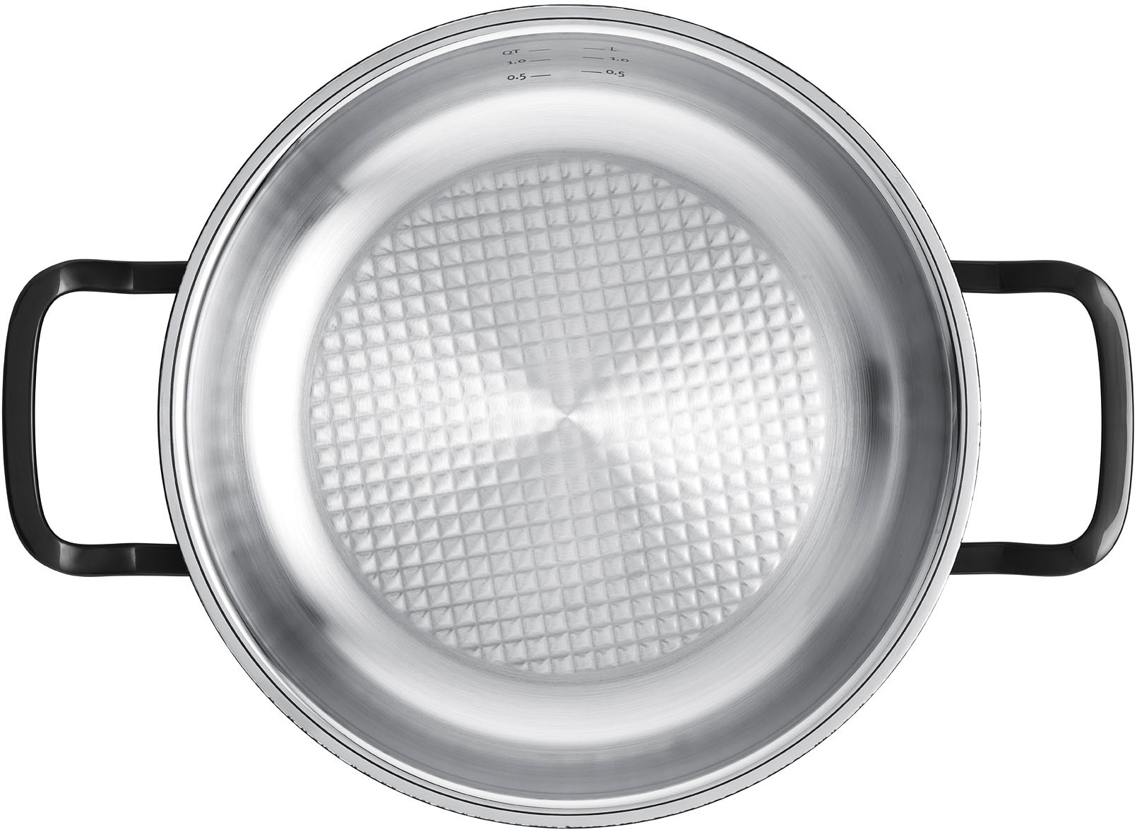 Fissler Topf-Set »Original-Profi Collection ShadowLine« Set, 3 Kochtöpfe mit Metalldeckel, 1 Servierpfanne, 1 Stielkasserolle, 8 Stk. tlg. Edelstahl 18/10