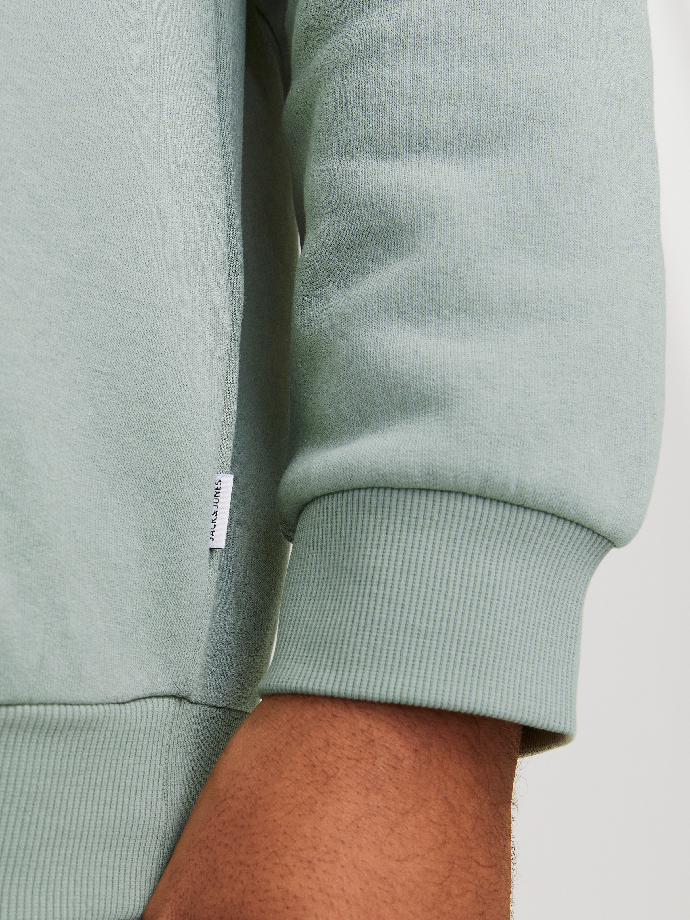 Jack & Jones PlusSize Sweatshirt »JJEBRADLEY SWEAT CREW NOOS PLS«, mit Rippbündchen