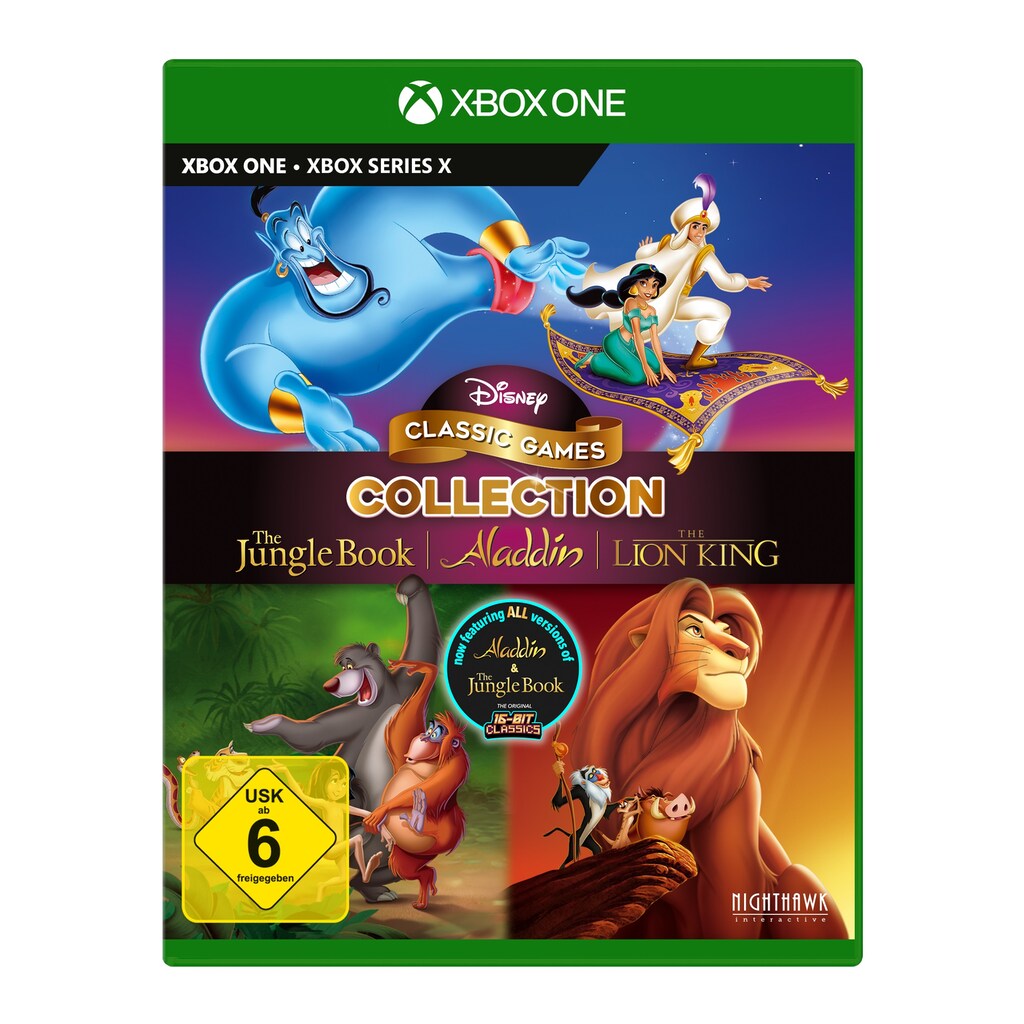 Disney Spielesoftware »Disney Classic Games - Jungle Book, Aladdin, Lion King«, Xbox Series X-Xbox One