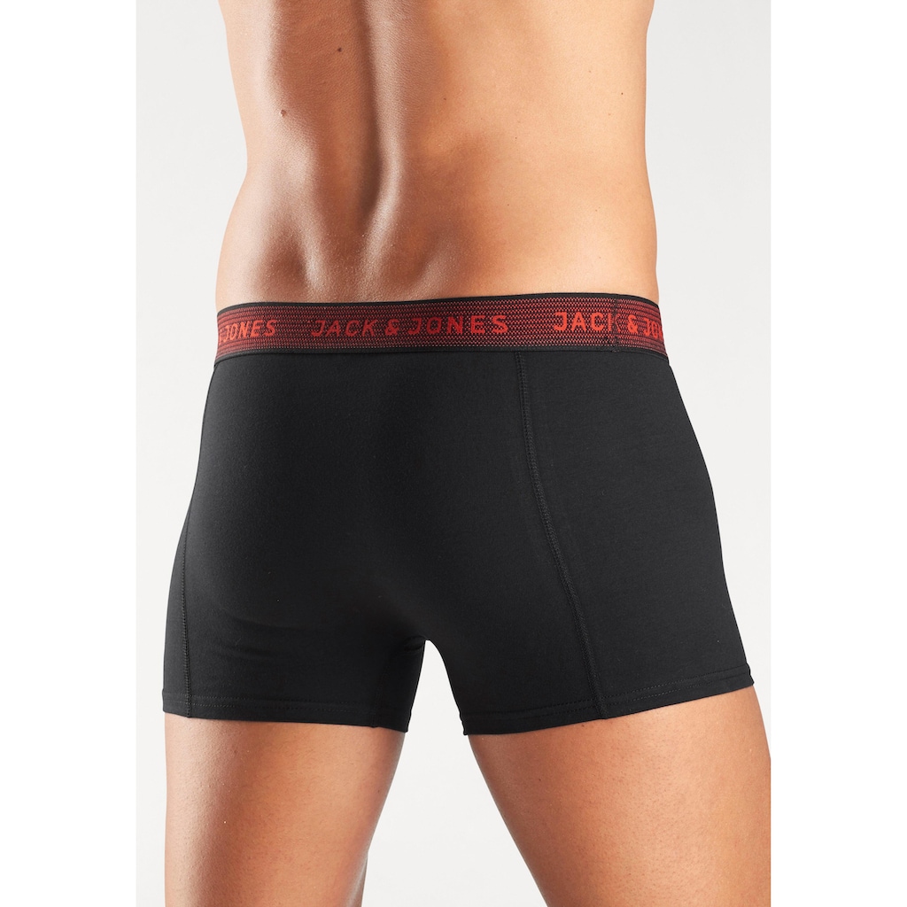 Jack & Jones Boxer »JAC Waistband Trunks«, (Packung, 3 St.)