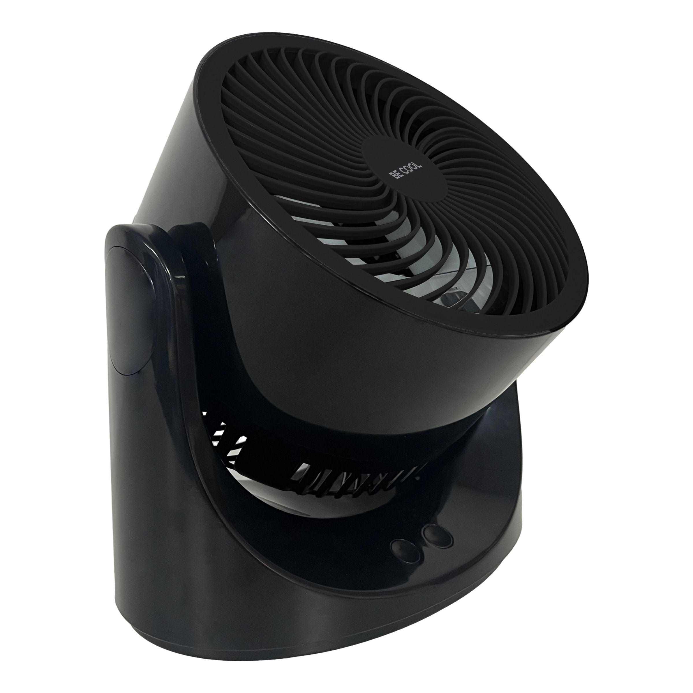 be cool Mini USB-Ventilator »USB-Windmaschine 15cm mit Kühlakku schwarz«, Kupfermotor, Kühlakku im Lieferumfang, 7-farbige LEDs, USB Typ-C