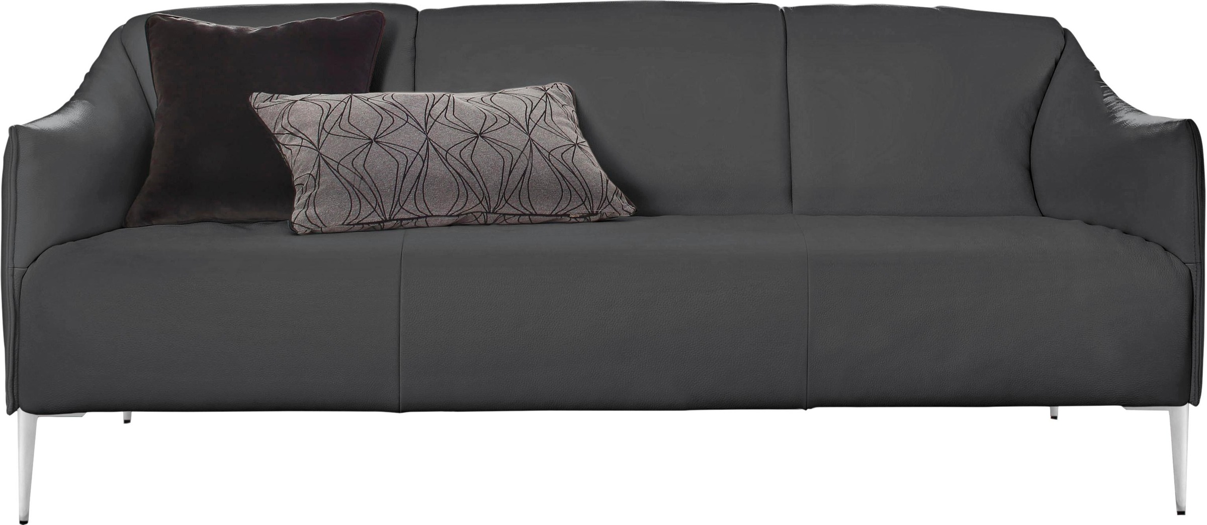 W.SCHILLIG 2,5-Sitzer »sally«, mit Metallfüßen in Chrom glänzend, Breite 194 cm