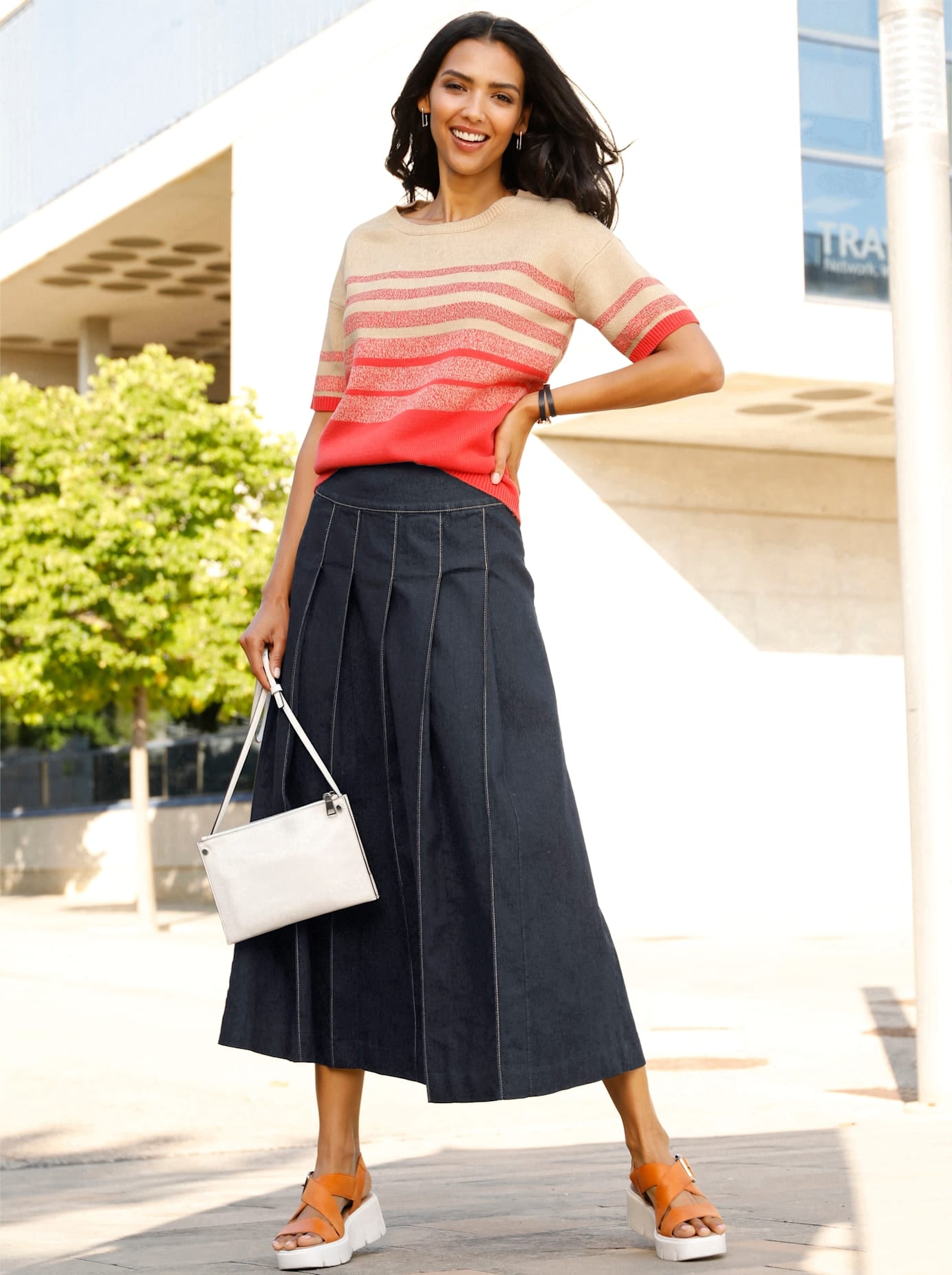 Classic Basics Jeansrock
