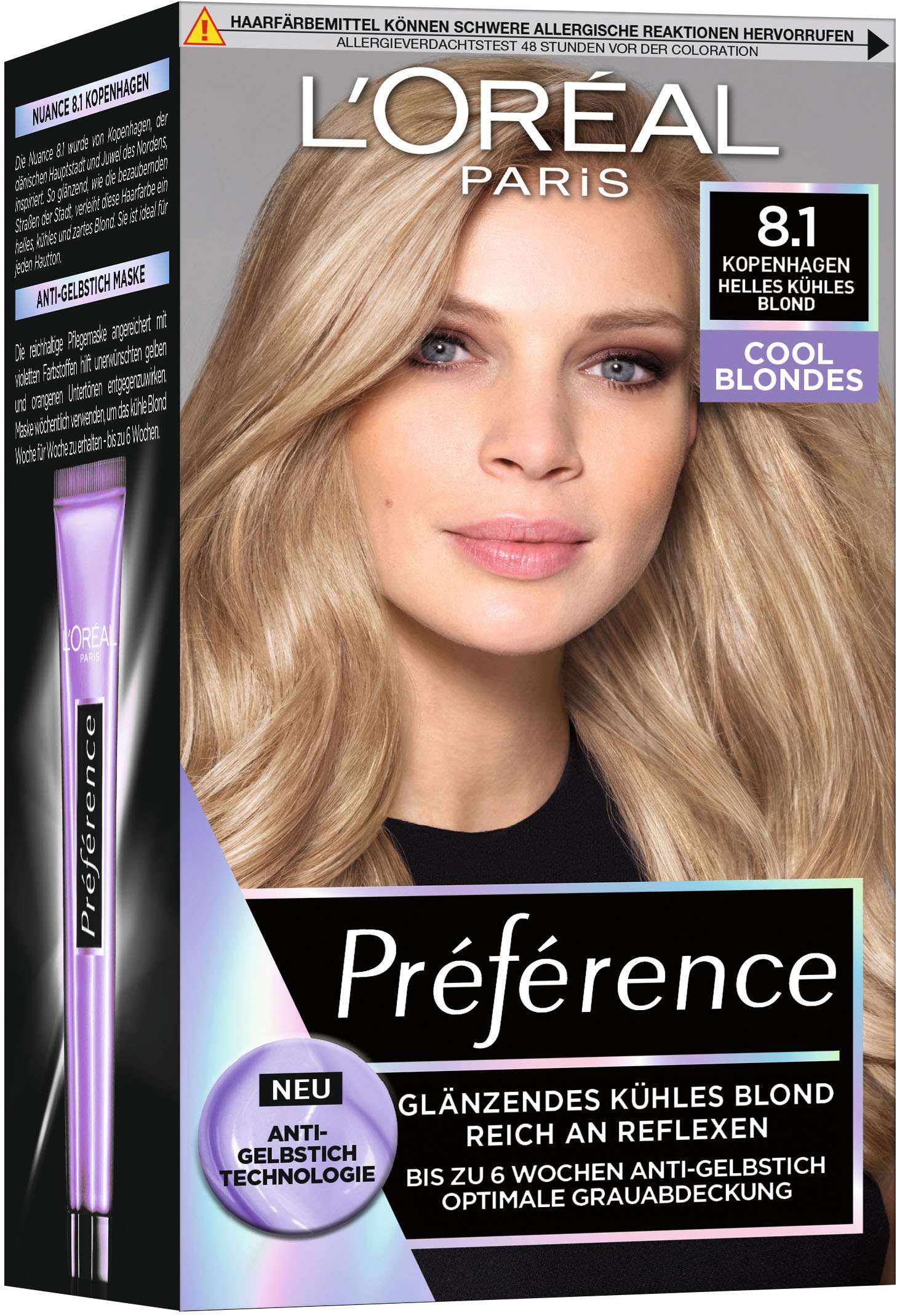 L'ORÉAL PARIS Haarfarbe »Preference Cool Blondes« langer Farbglanz