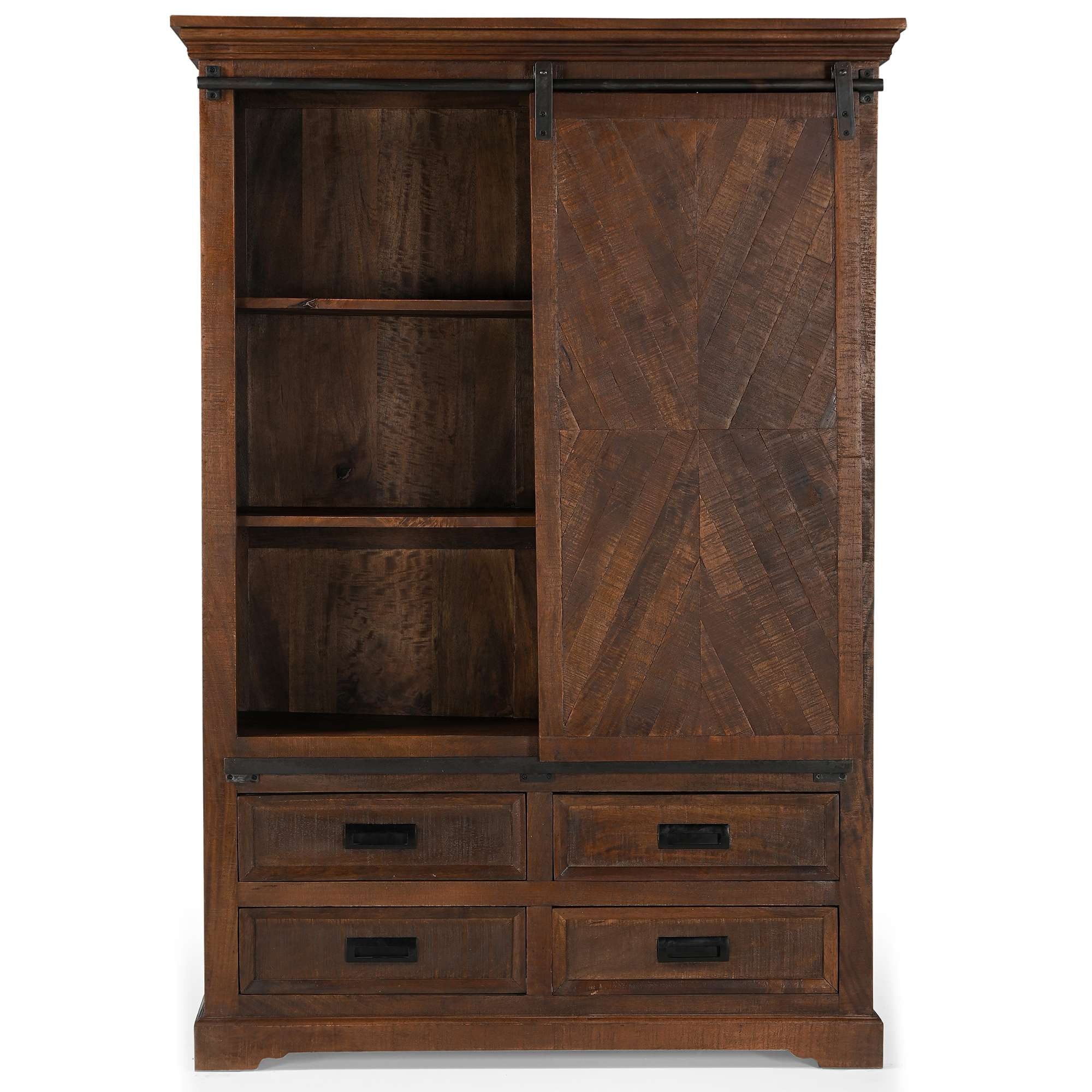 OTTO home Vitrine »Don Barn« mit 1 Schiebetür, handgefertigt, Unika-Möbel, Breite 110 cm