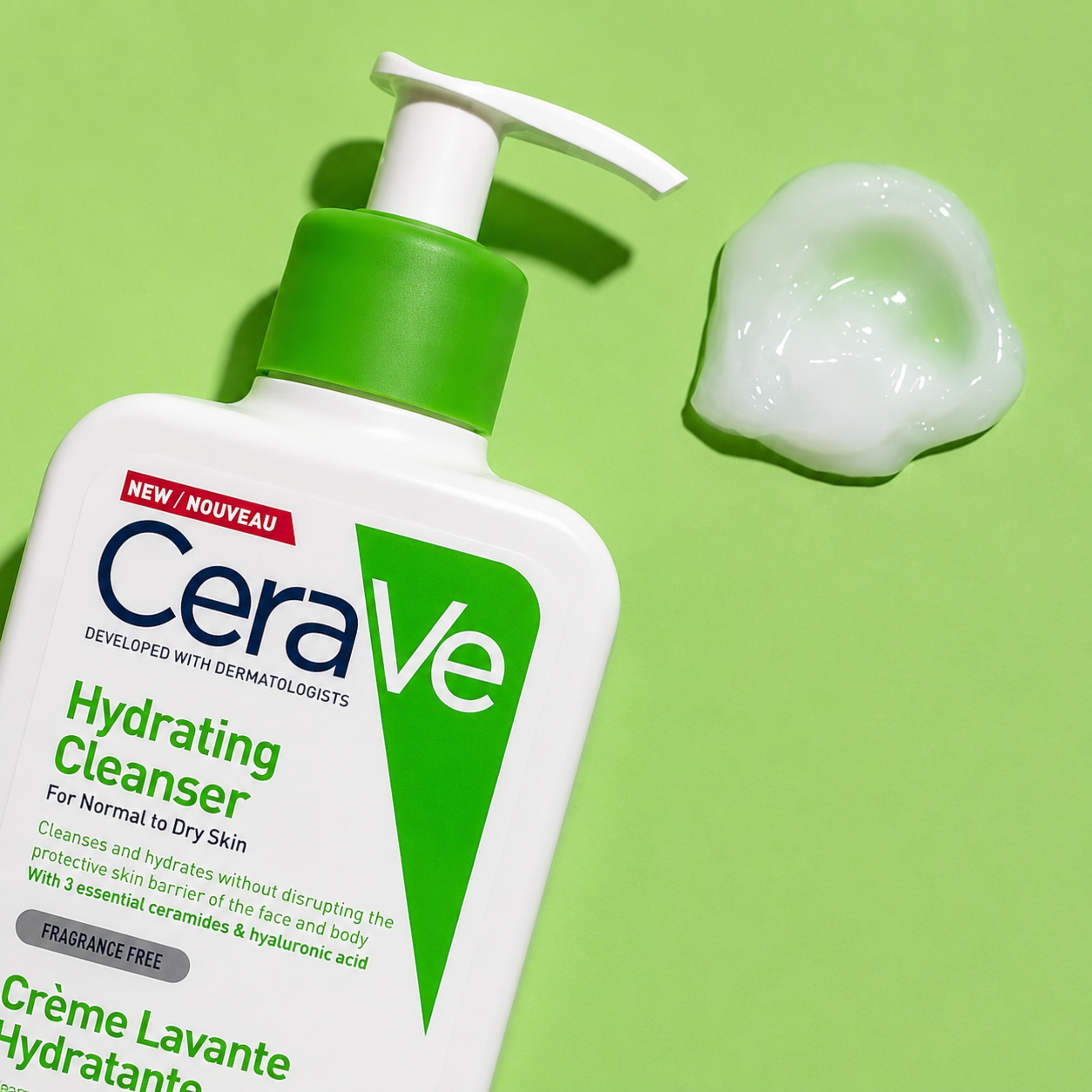 CeraVe Gesichts-Reinigungslotion »FEUCHTIGKEITSSPENDENDE REINIGUNGSLOTION« für Gesicht und Körper, nicht schäumend