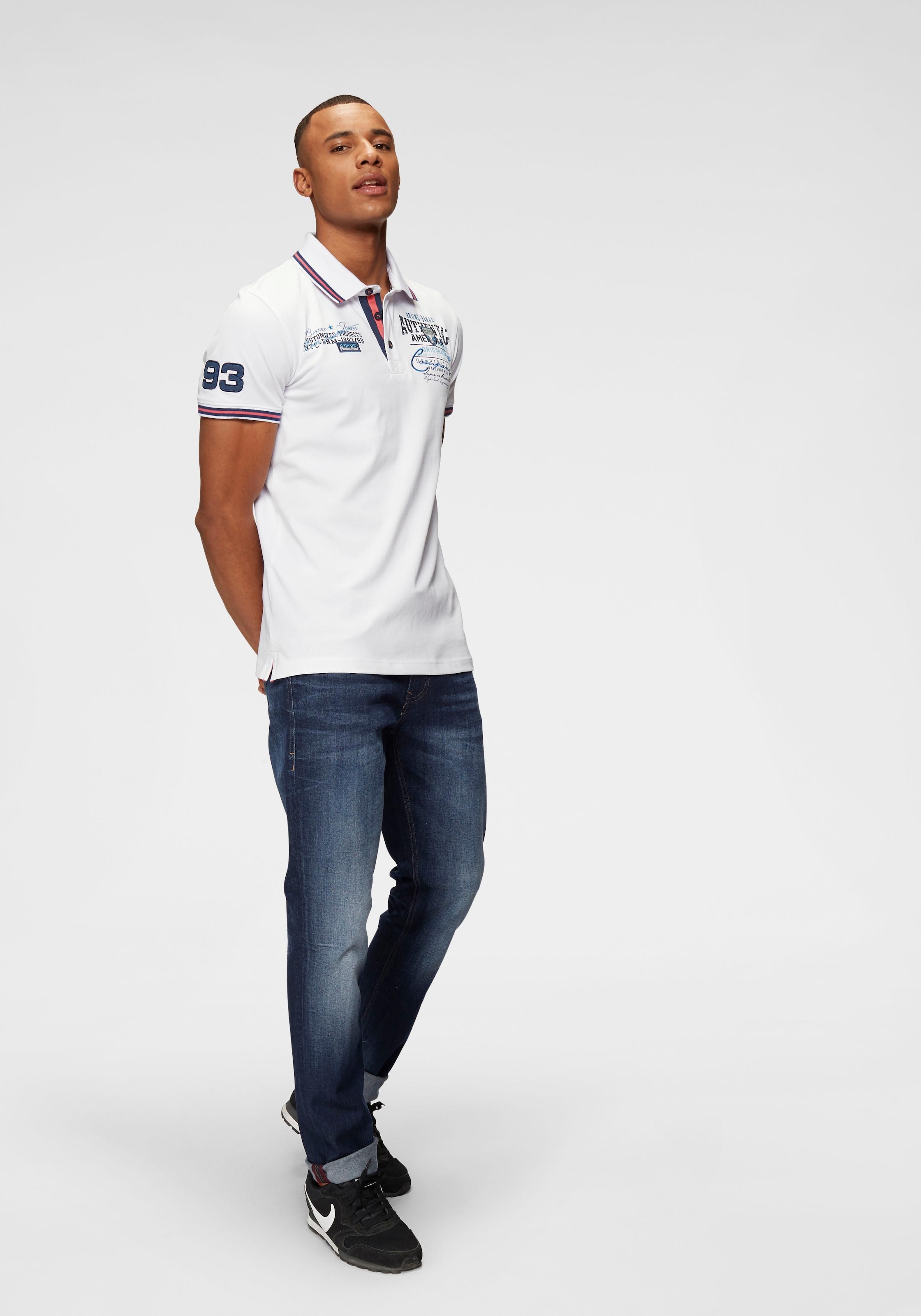 Bruno Banani Poloshirt, mit Rückenprint