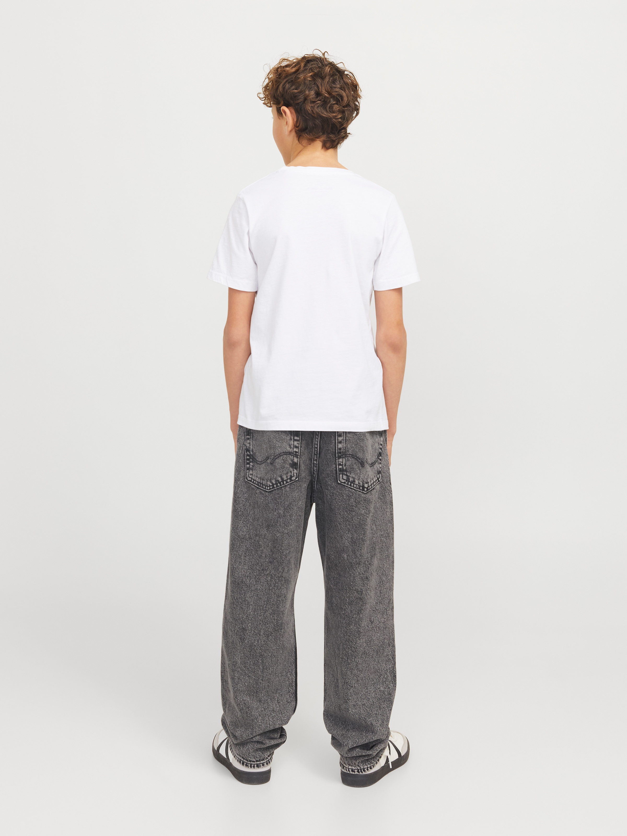 Jack & Jones Junior Relax-fit-Jeans »JJICHRIS ist bequem und vielseitig kombinierbar« unifarben, modisch, relaxed fit, Denim