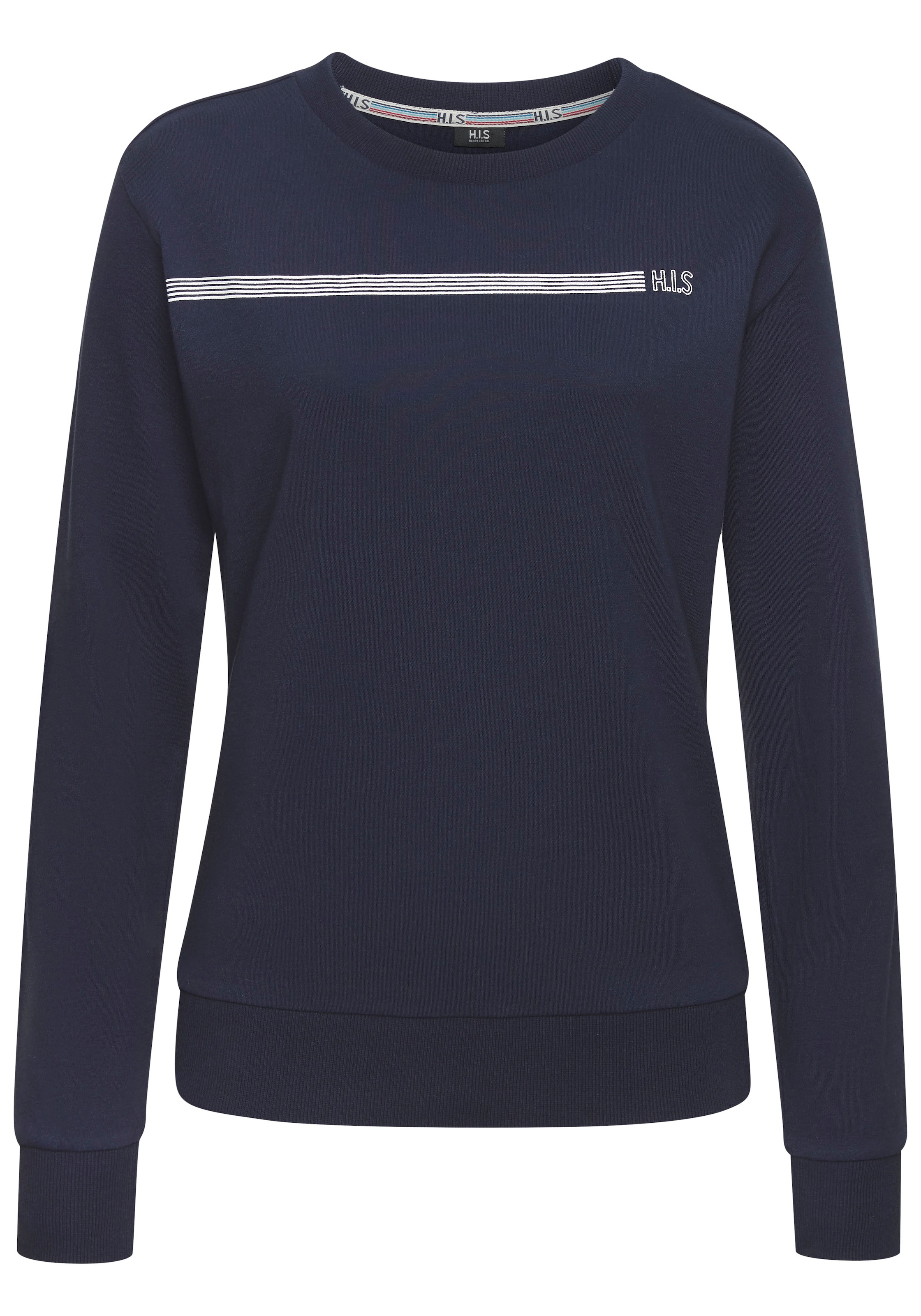 H.I.S Sweatshirt Basic mit Logodruck, Loungewear