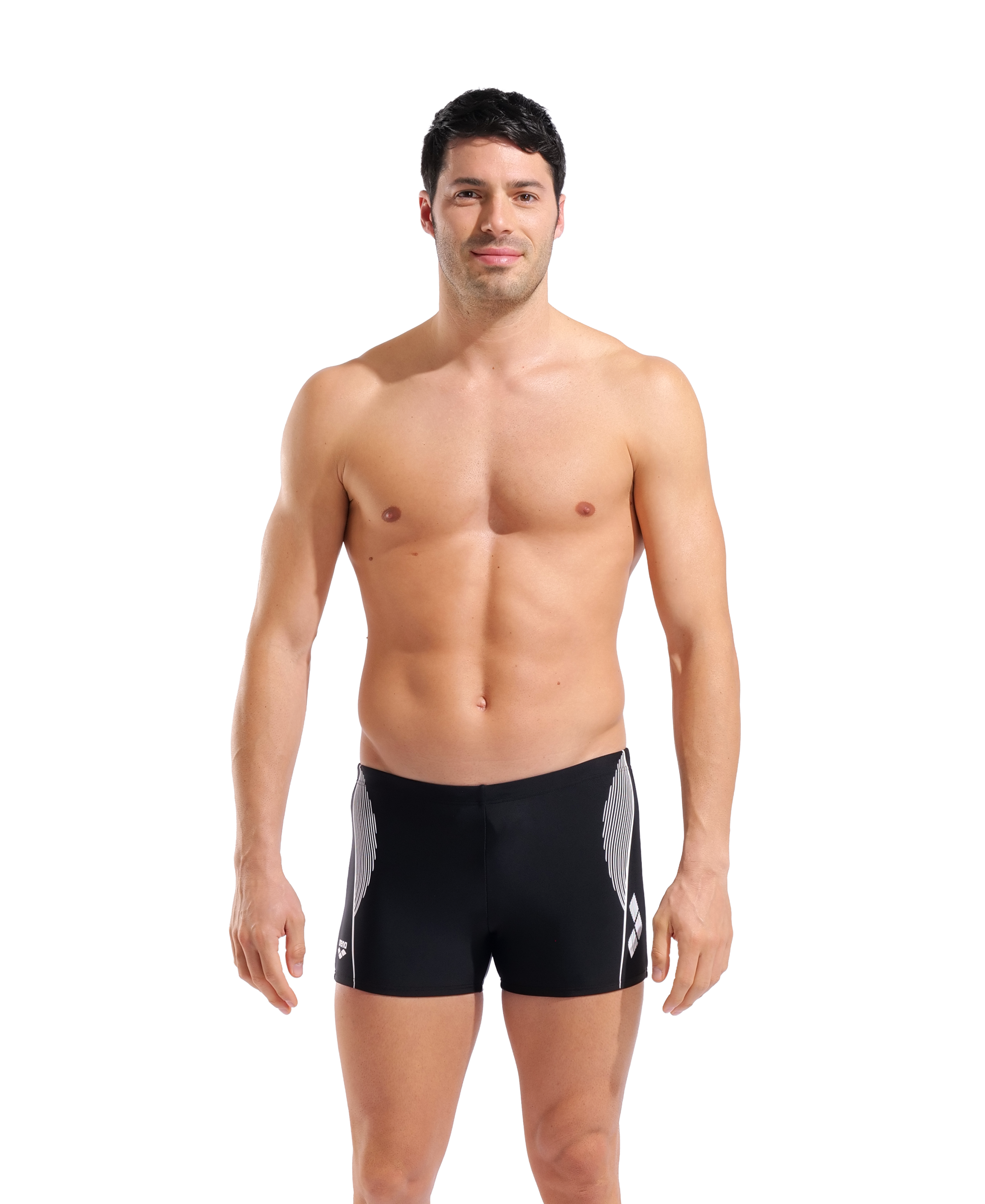 Arena Badeshorts »MEN'S SWIM SHORT GRAPHIC« mit Stretchmaterial, chlor- und salzwasserbeständig
