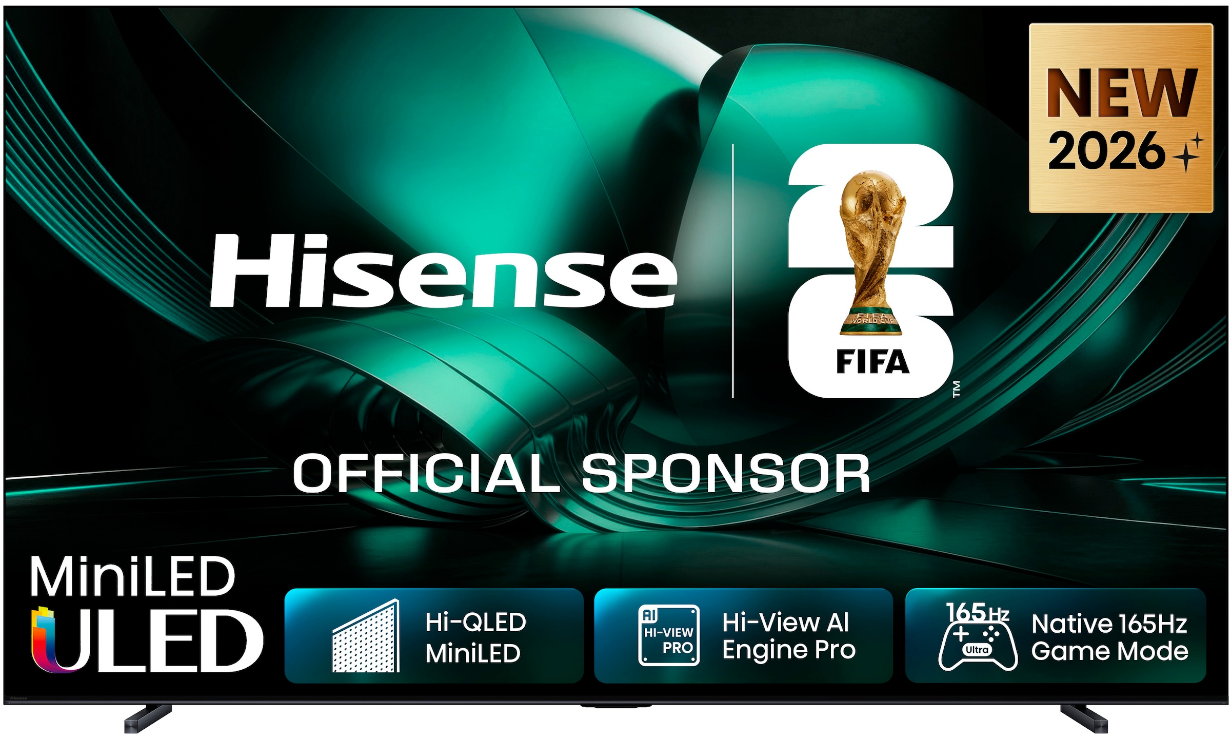 Hisense 100U7DSE 2.54 m (100") 4K Ultra HD Smart TV Wi-Fi Black